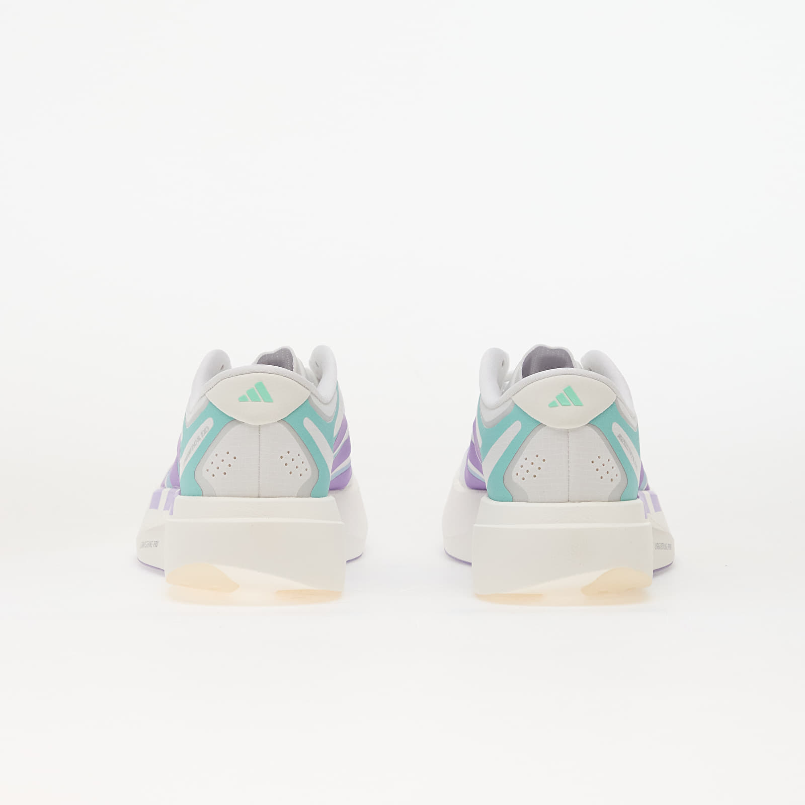 Women's shoes adidas ADIZERO EVO SL Exo LIGHTSTRIKEPRO Running Ftwr White/ Violet Fusion/ Pulse Mint