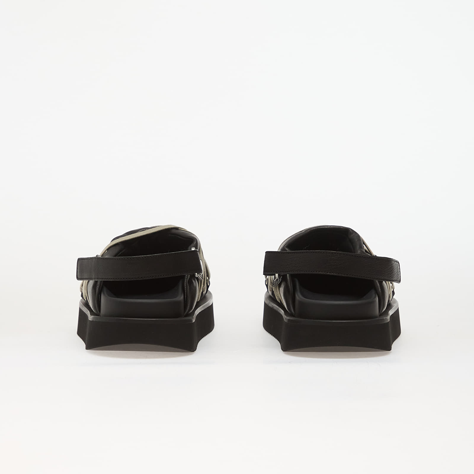 Men´s sandals Rick Owens Leather Padded Sandals - Padded Megalace Platform Black/ Pearl