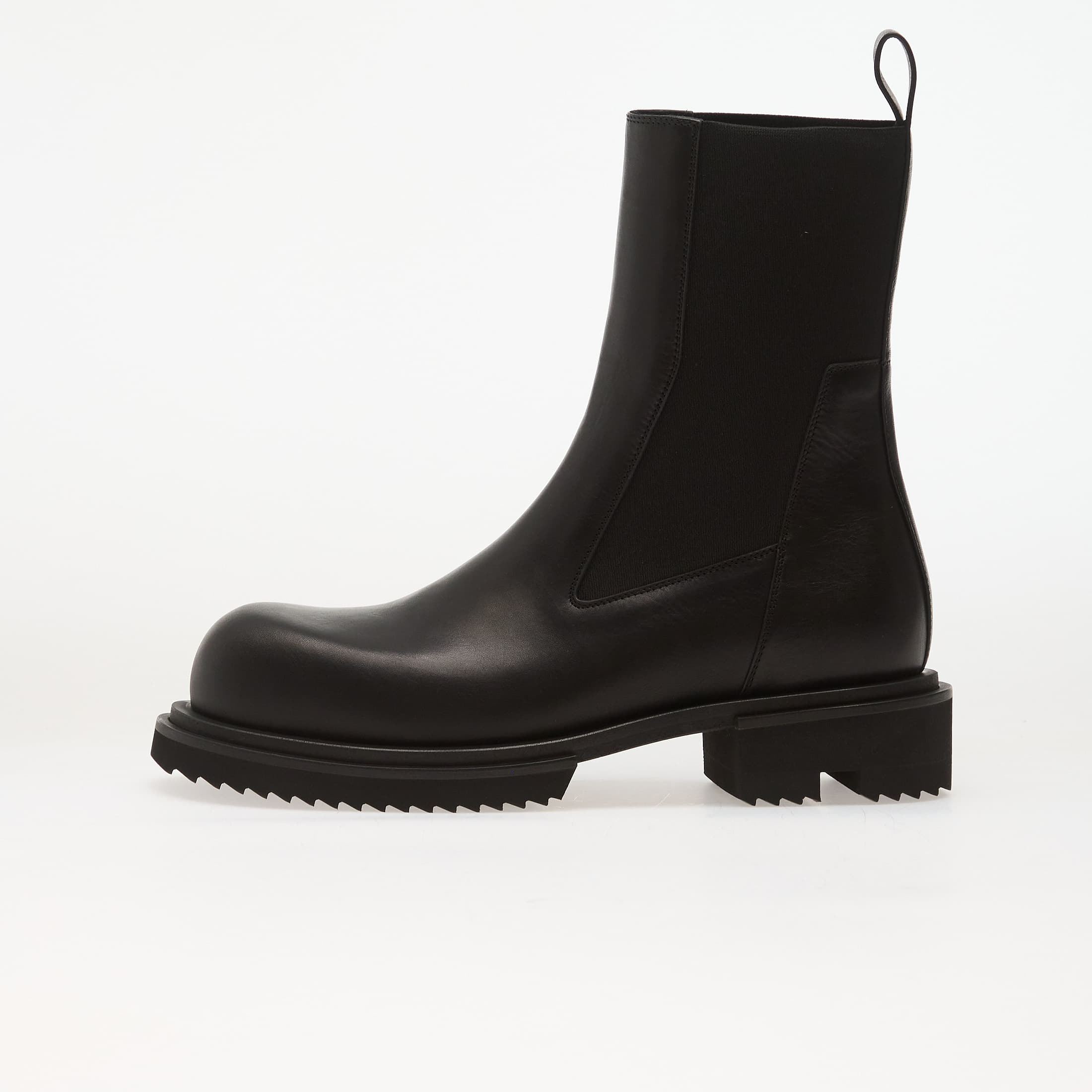 Shoes Rick Owens Leather Boots - Beatle Gabe Black 11