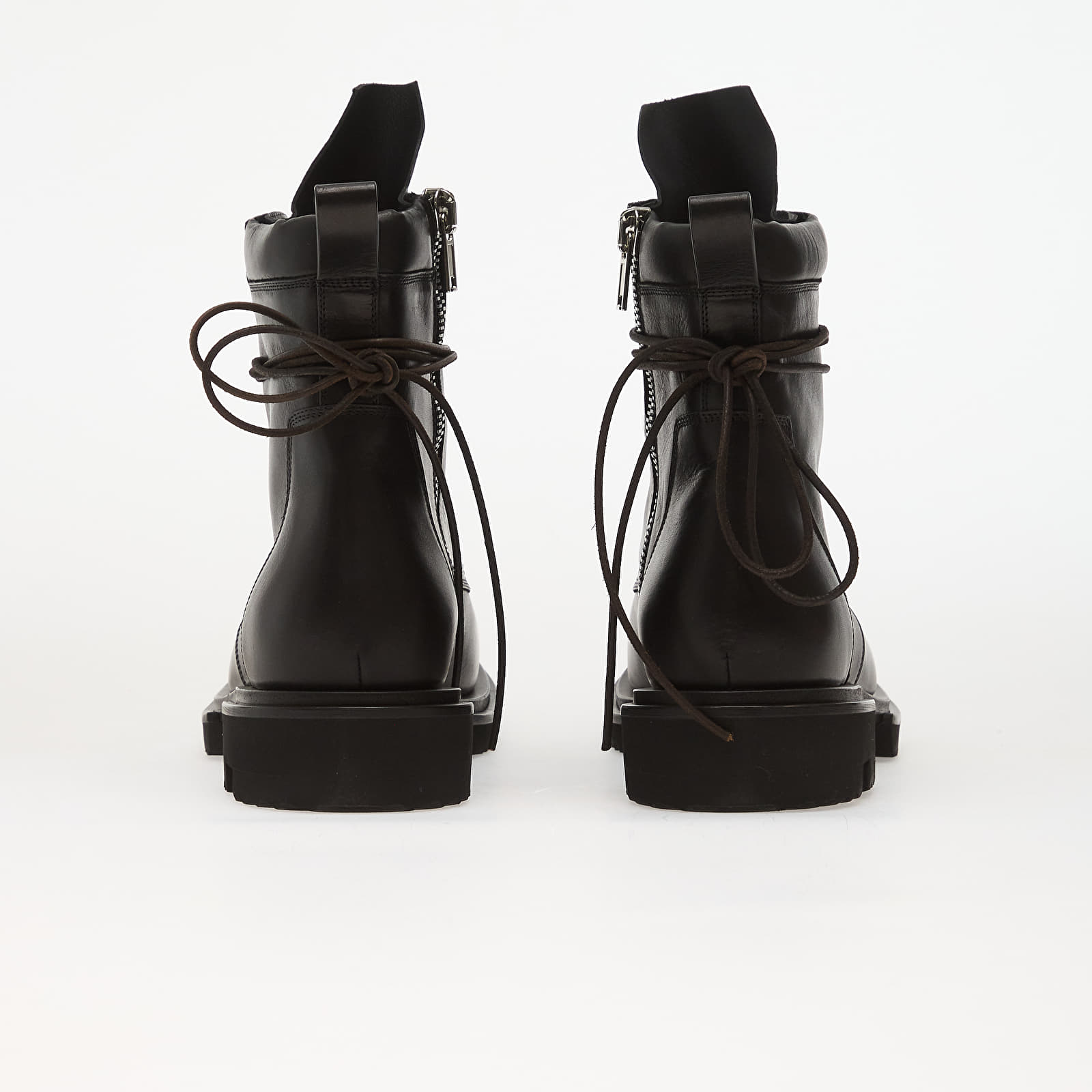 Miesten kengät Rick Owens Leather Boots - Low Army Gabe Black