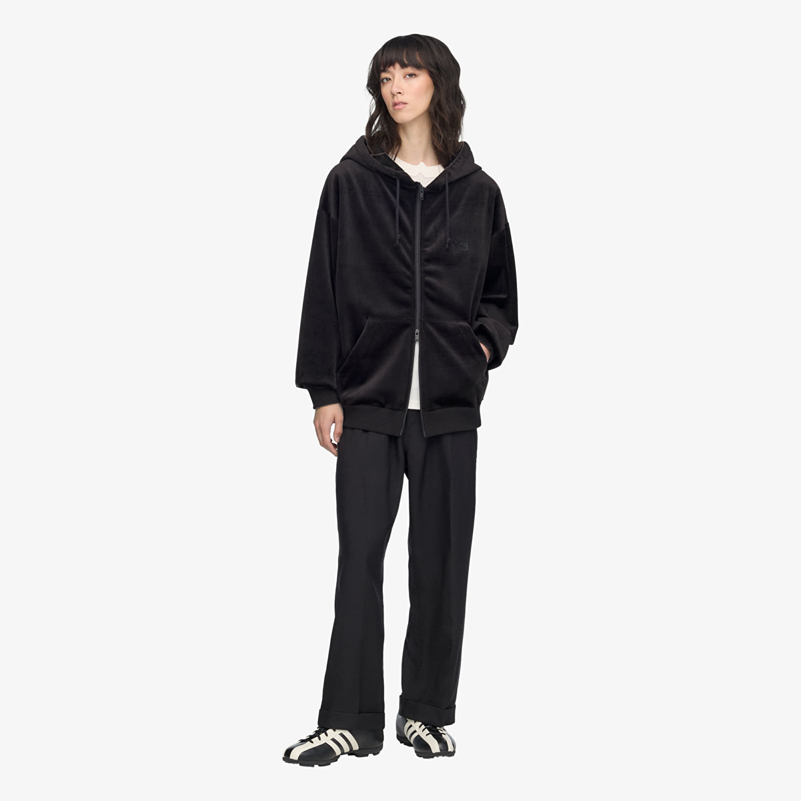 Чоловічі худі Y-3 Velvet Corduroy Zip Hoodie UNISEX Black