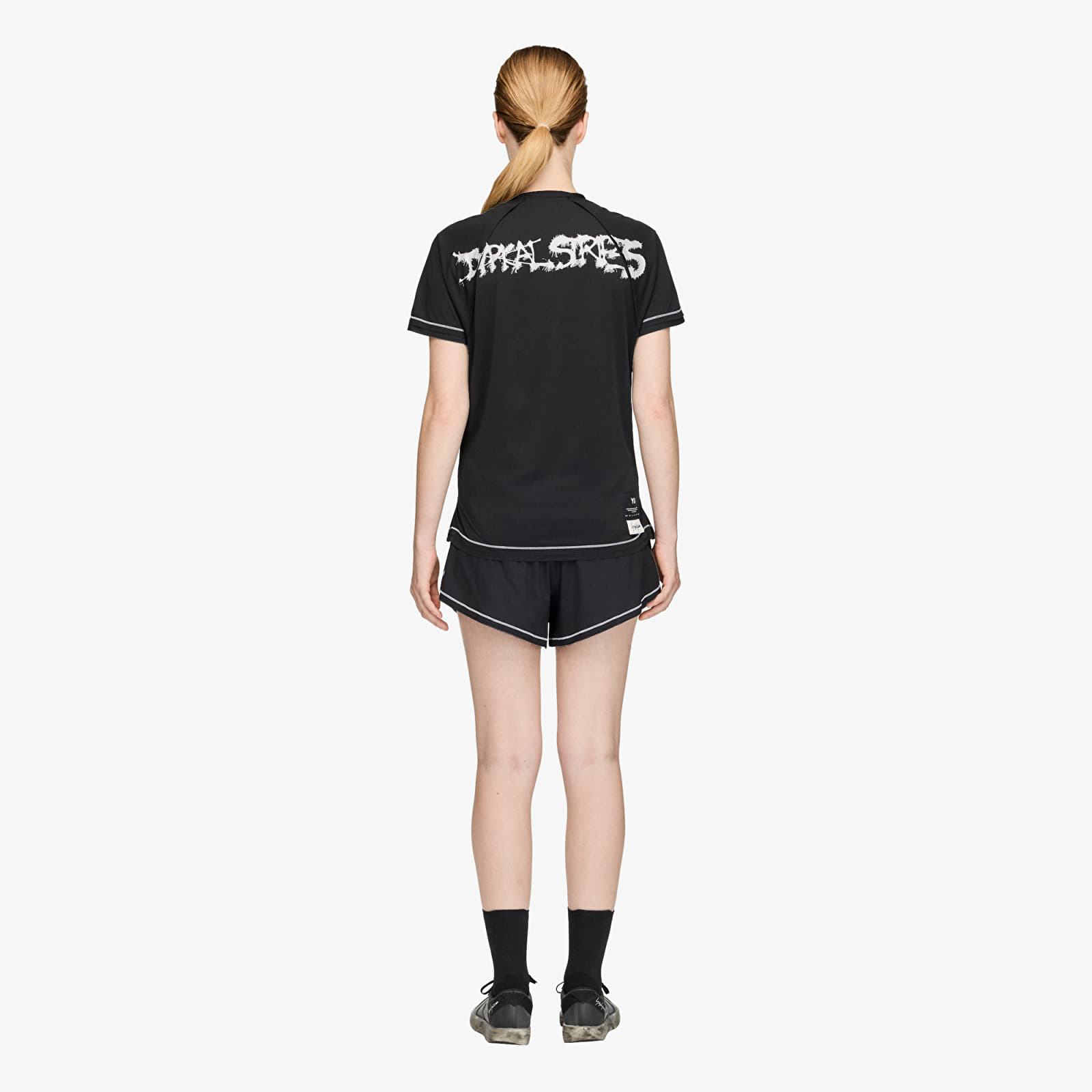 Women's shorts Y-3 x Chito Graphic Running Shorts Black
