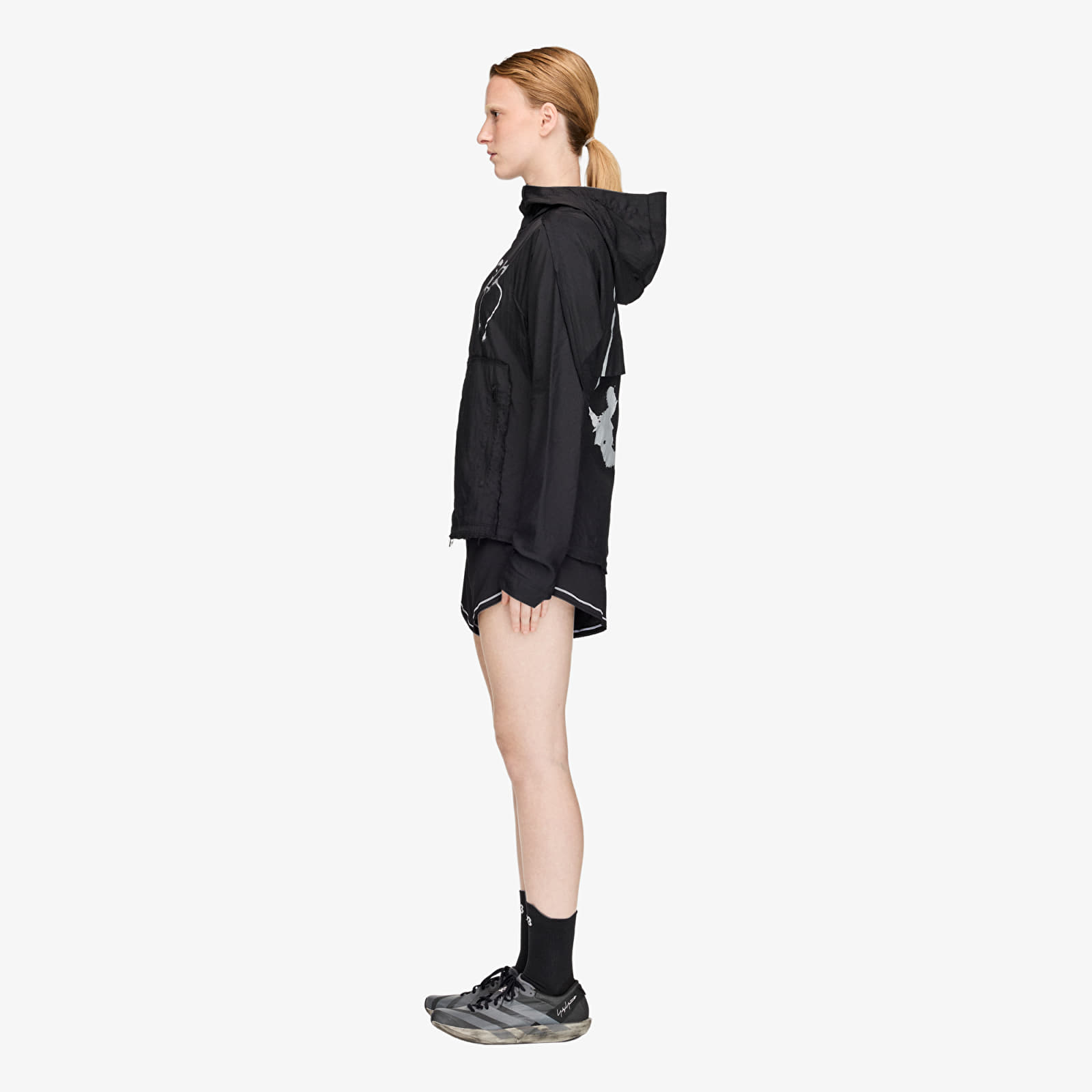 Women's jackets Y-3 x Chito Graphic Running Jacket Black