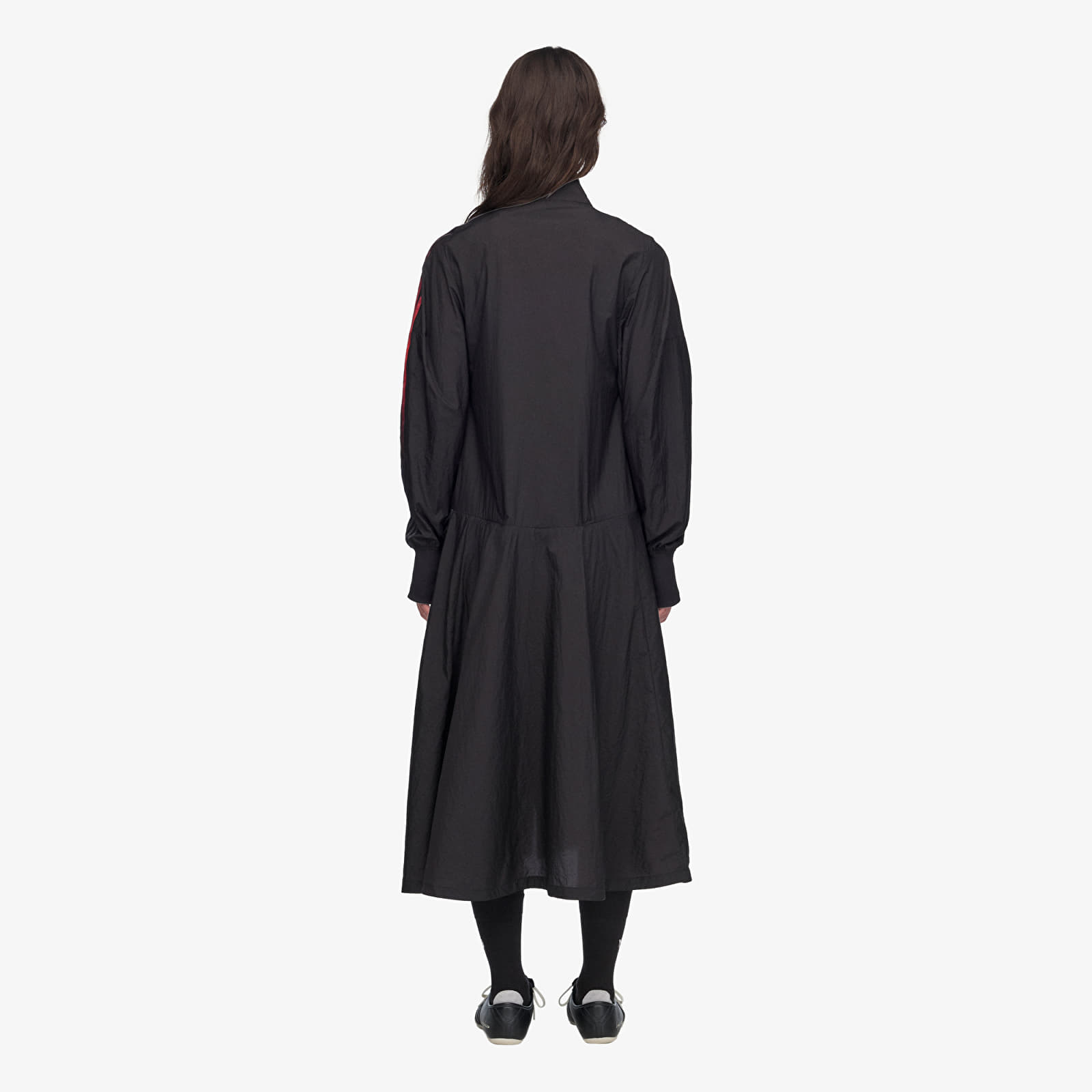 Šaty Y-3 Gradient 3 Stripes Nylon Track Dress Black