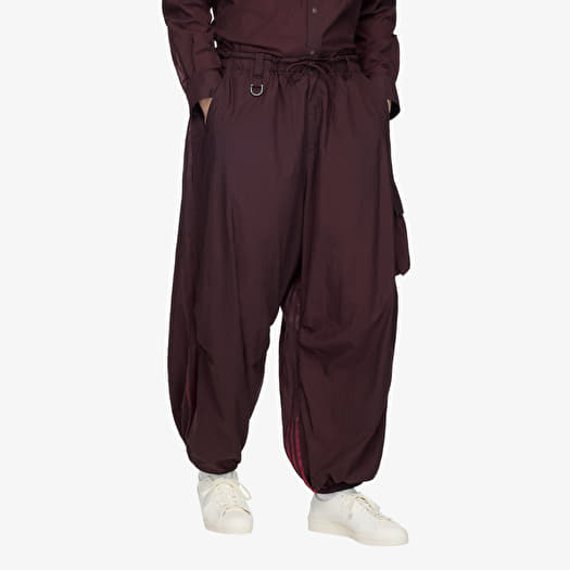 Y-3 Gradient 3 Stripes Nylon Cargo Pants UNISEX Night Red