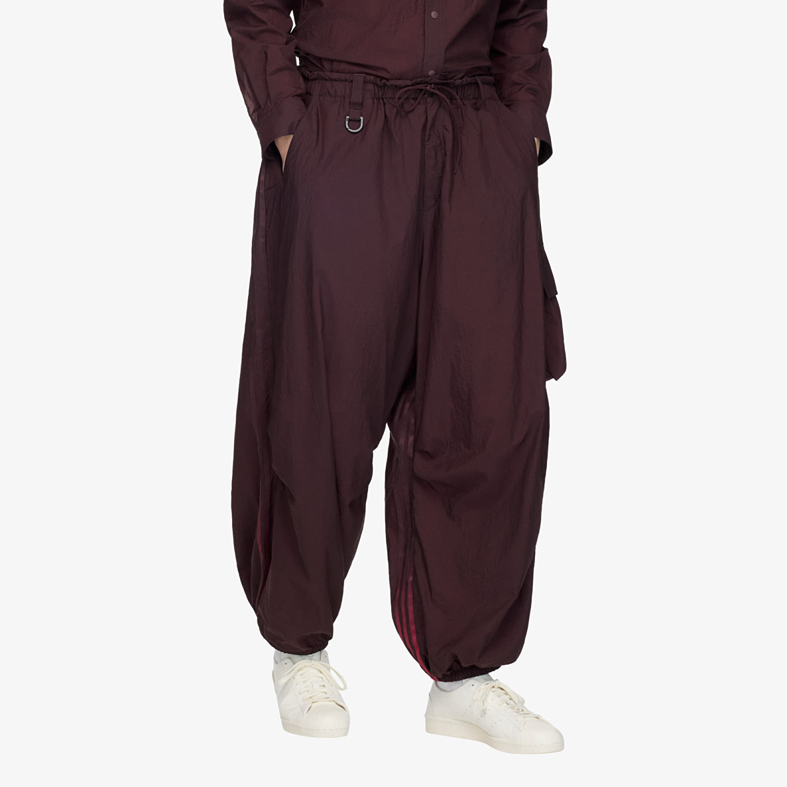 Ανδρικά παντελόνια Y-3 Gradient 3 Stripes Nylon Cargo Pants UNISEX Night Red