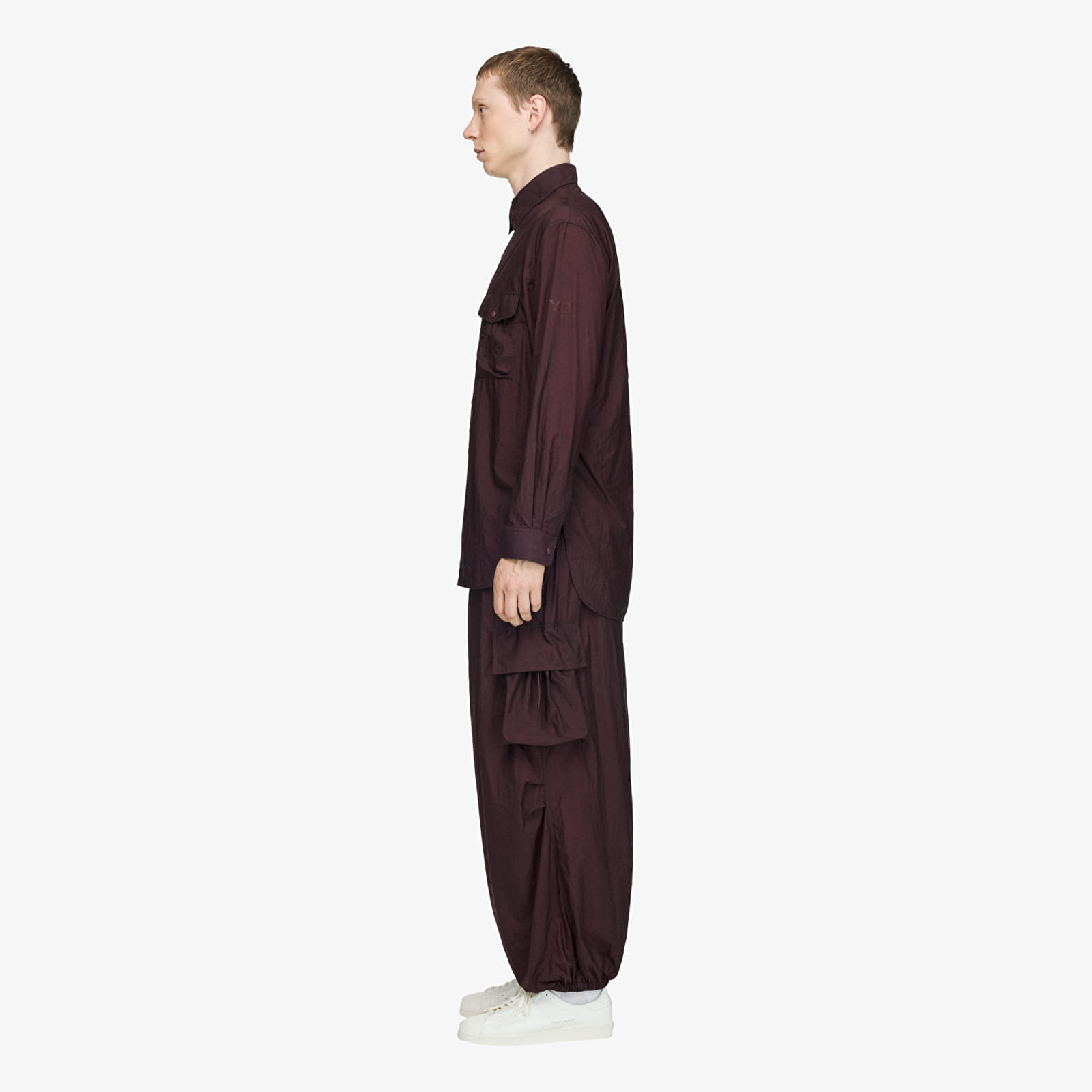 Ανδρικά παντελόνια Y-3 Gradient 3 Stripes Nylon Cargo Pants UNISEX Night Red