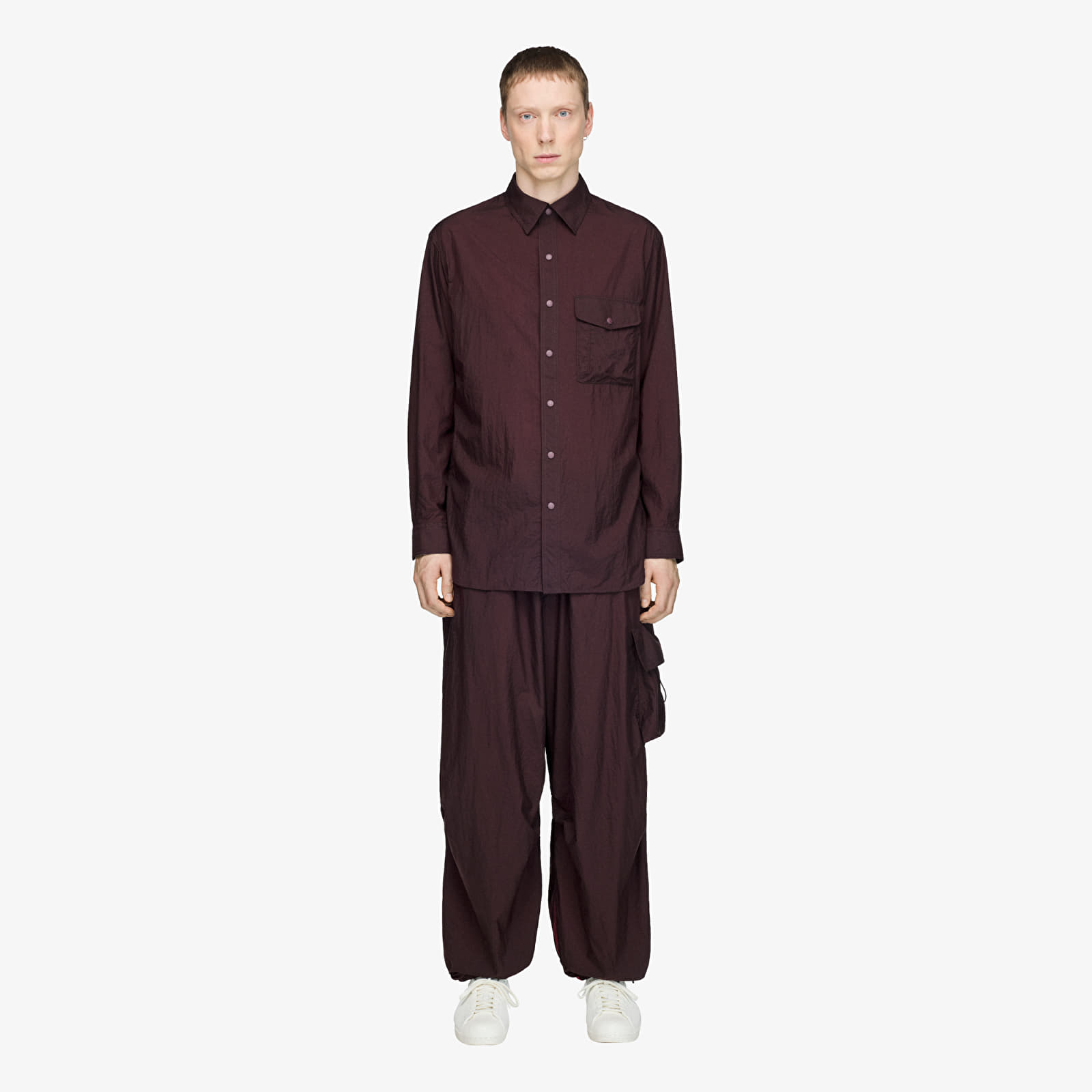 Ανδρικά παντελόνια Y-3 Gradient 3 Stripes Nylon Cargo Pants UNISEX Night Red