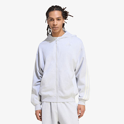 Sweatshirt adidas Ak 3S Fz Lgreyh/ Owhite