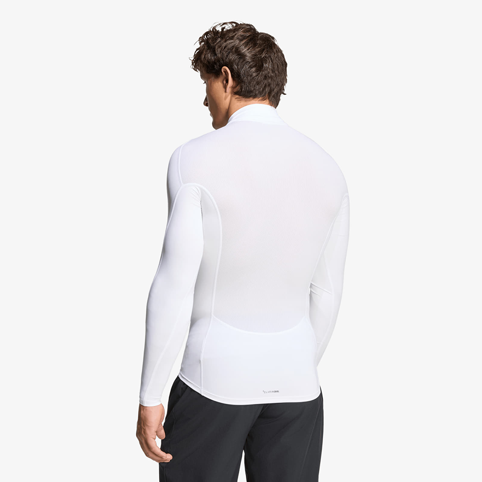 T-skjorter adidas Training Mockneck Long Sleeve T-Shirt White