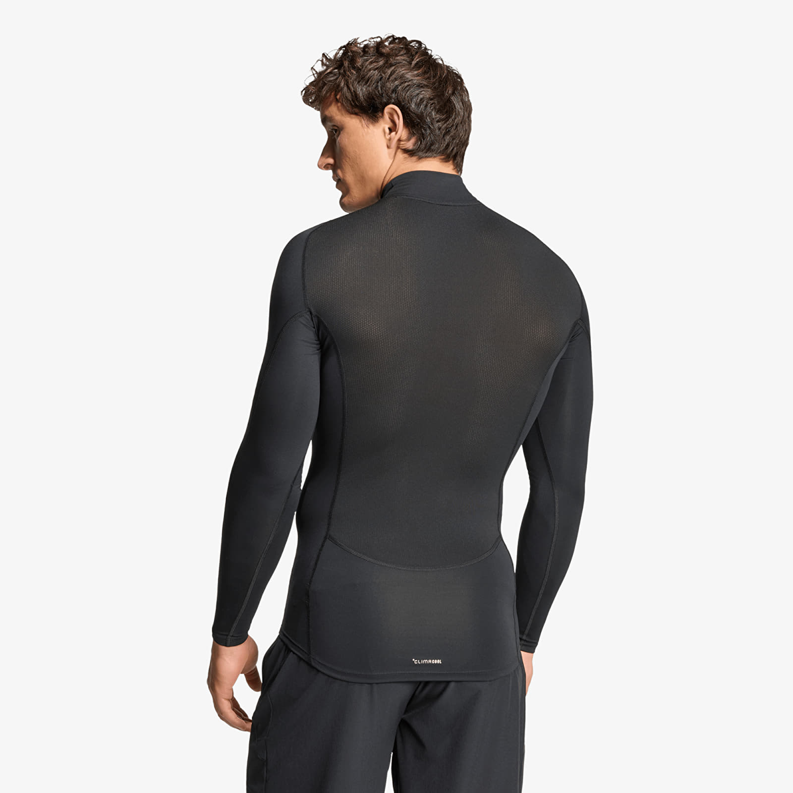 T-Shirts adidas Techfit Compression Training Mock Neck Long Sleeve T-Shirt Black