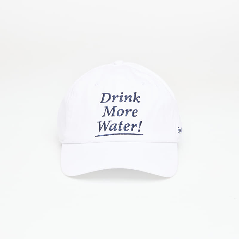Kšiltovka Sporty & Rich Drink More Water Hat White