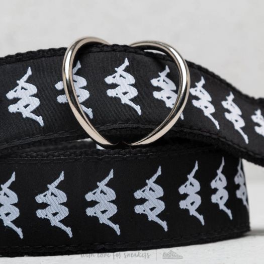 Belts Kappa 222 Banda Belt Black White Footshop