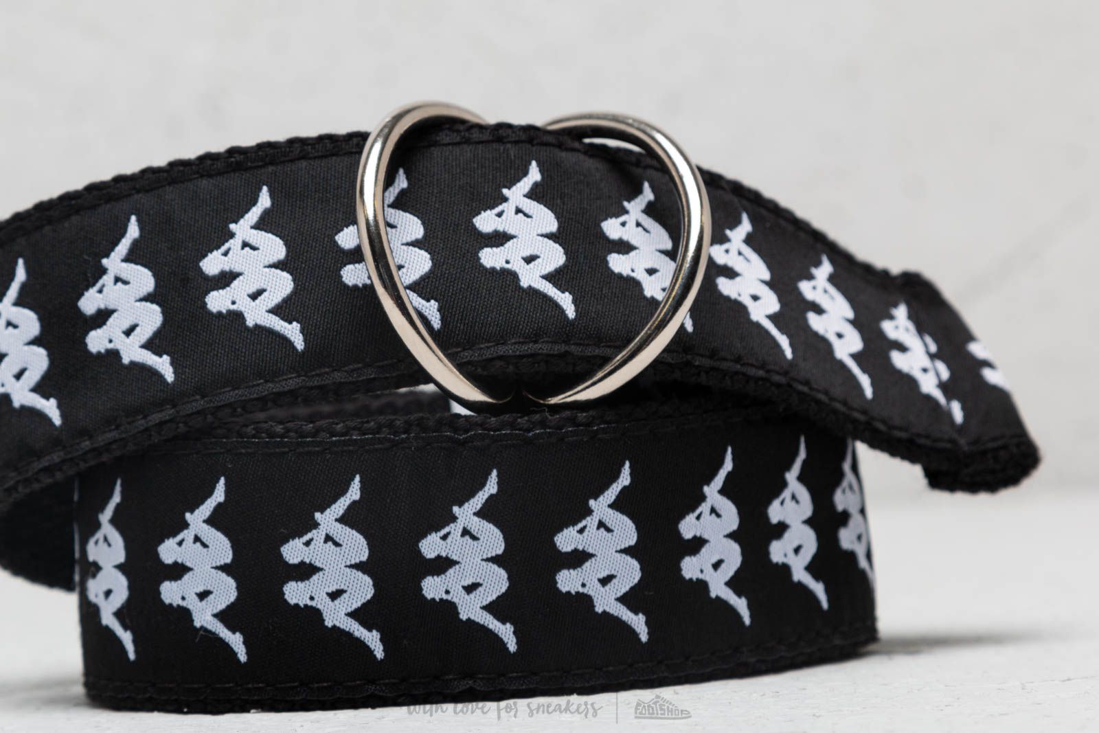 Cinturones Kappa 222 Banda Belt Black/ White