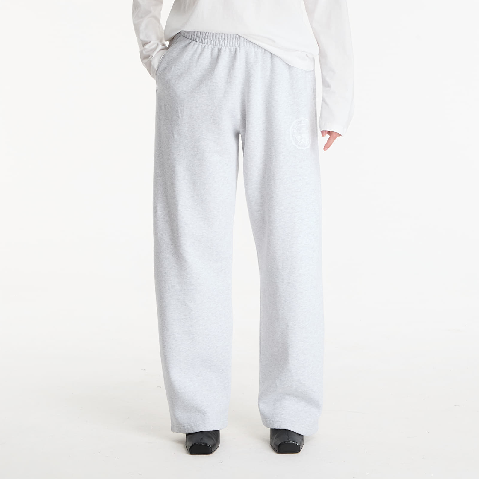 Trainingsbroeken Sporty & Rich Juicy Emblem Wide Sweatpant Heather Gray