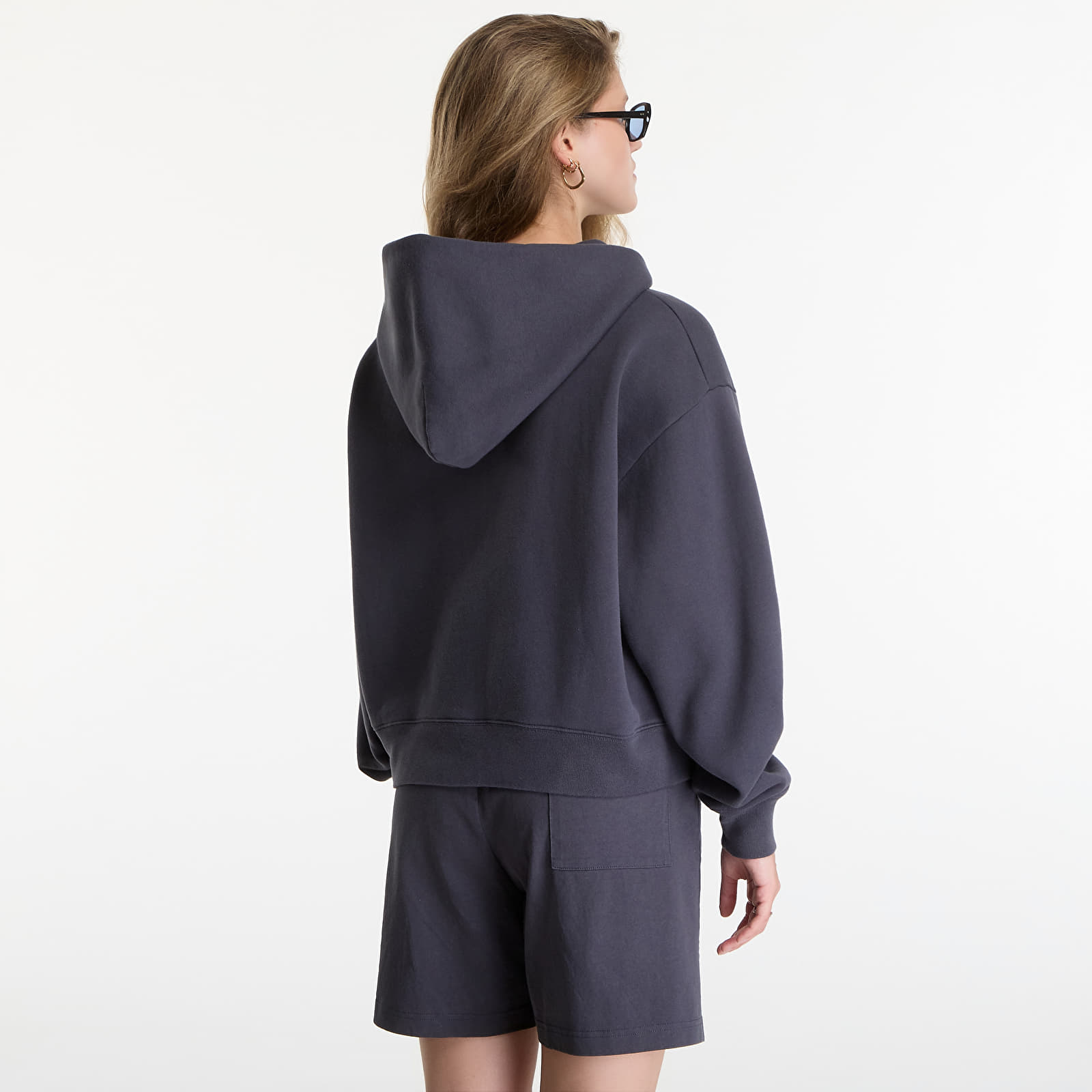 Hoodies and sweatshirts  Sporty & Rich Varsity Crest Zip Hoodie UNISEX Carbon