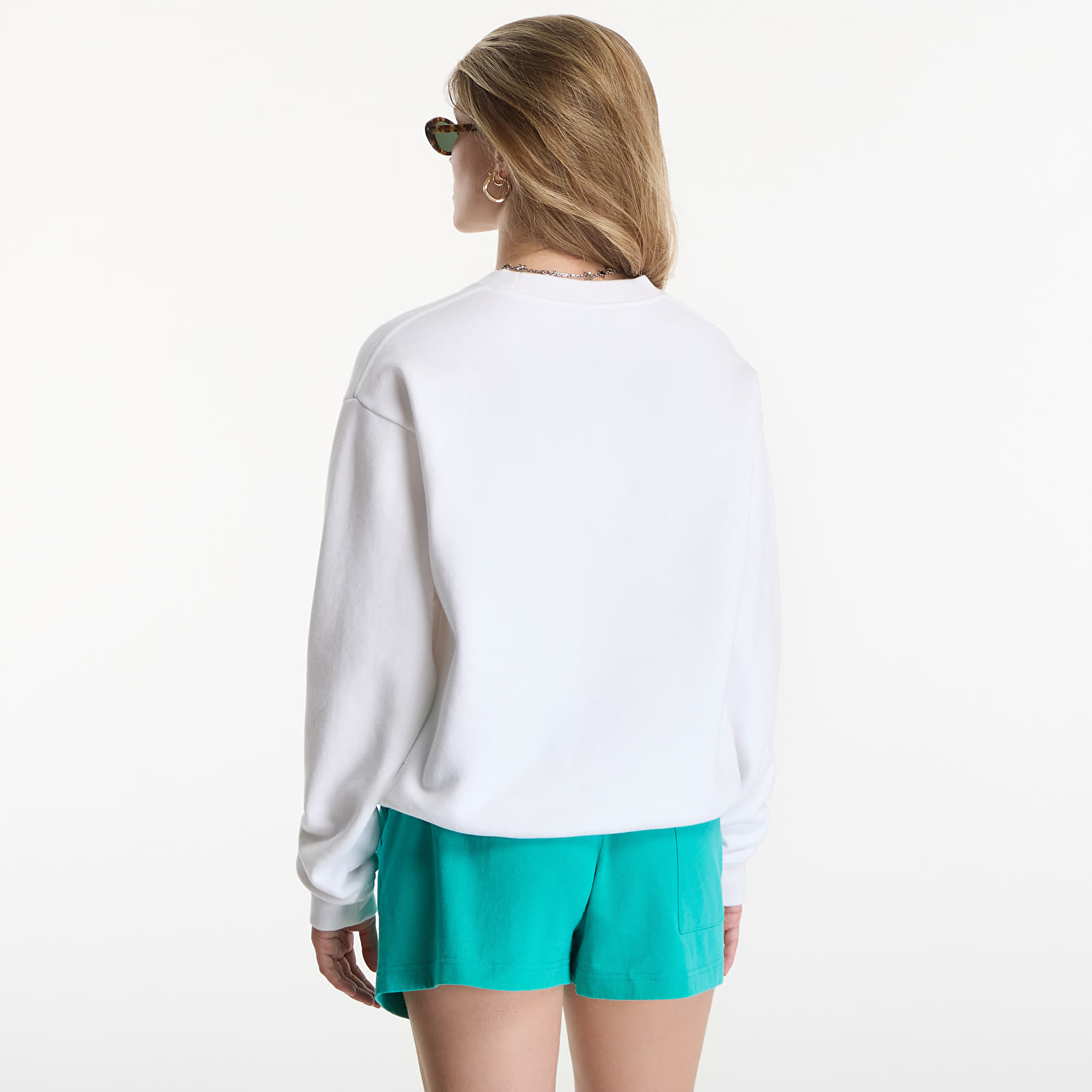 Hoodies and sweatshirts  Sporty & Rich H&W Crest Embroidered Crewneck UNISEX White