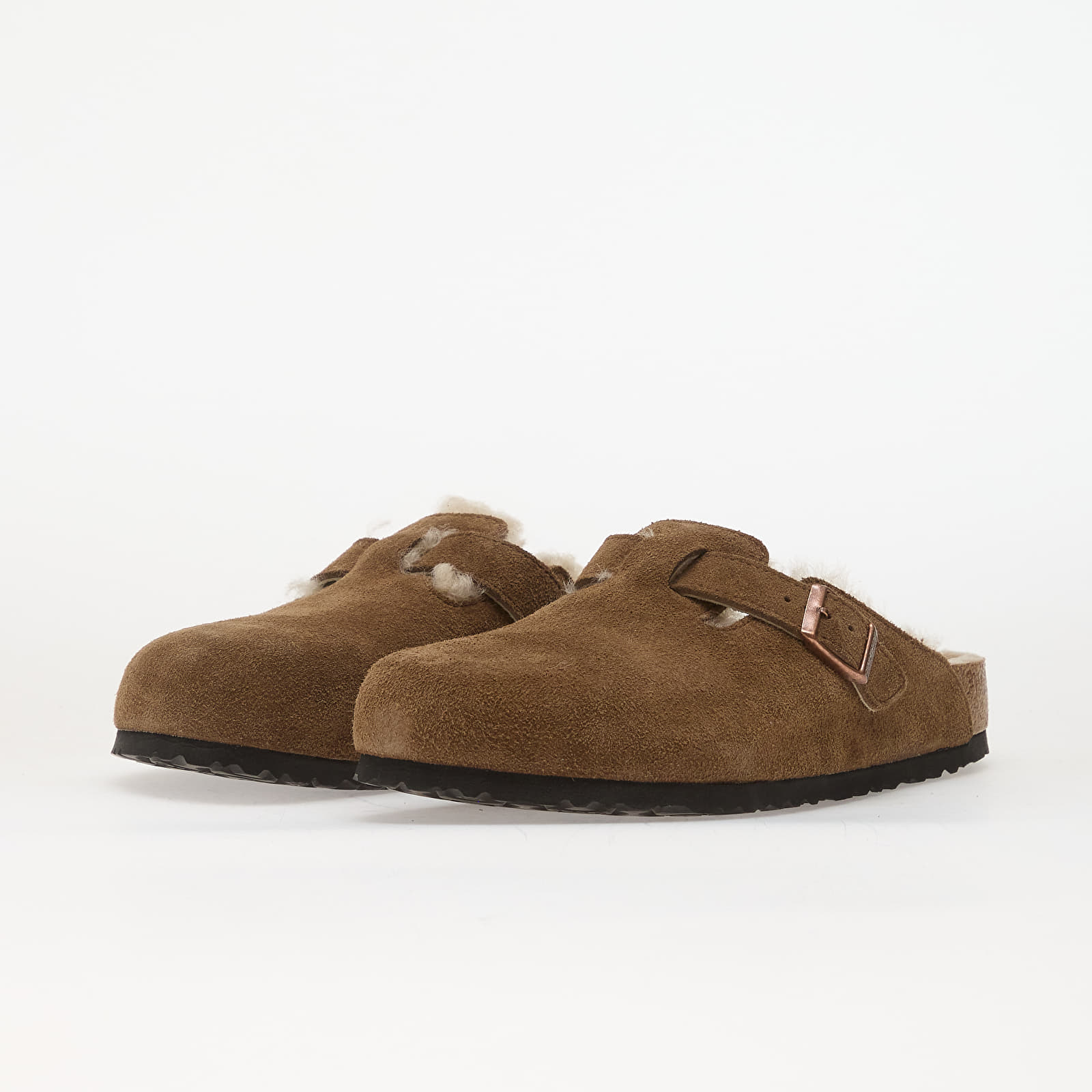 Men's shoes Birkenstock Boston Shear LEVE Dark Tea