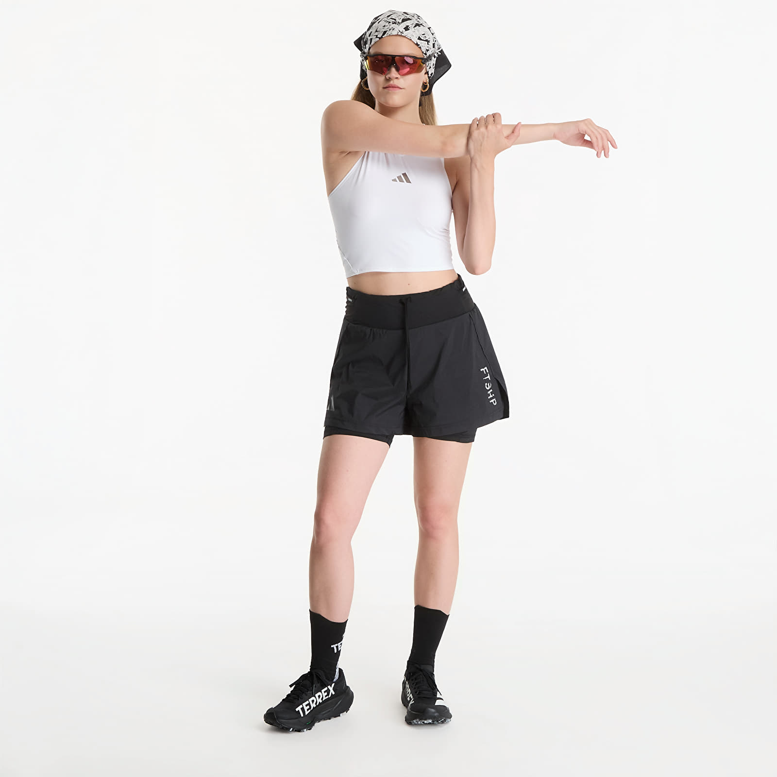 Women's shorts FTSHP x adidas Terrex STARGAZER Women Shorts 2IN1 Black