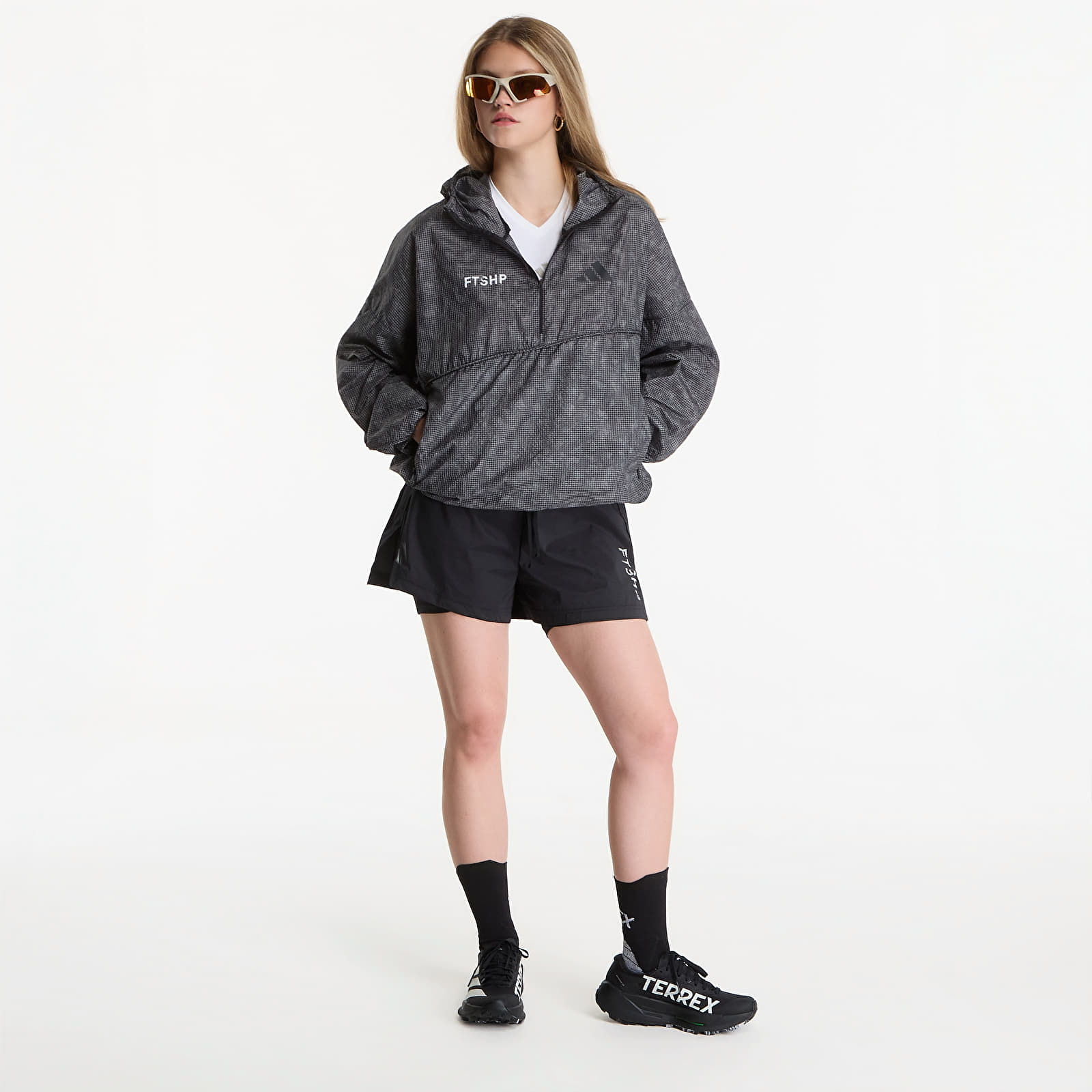 Muške jakne FTSHP x adidas Terrex STARGAZER Windbreaker UNISEX Black