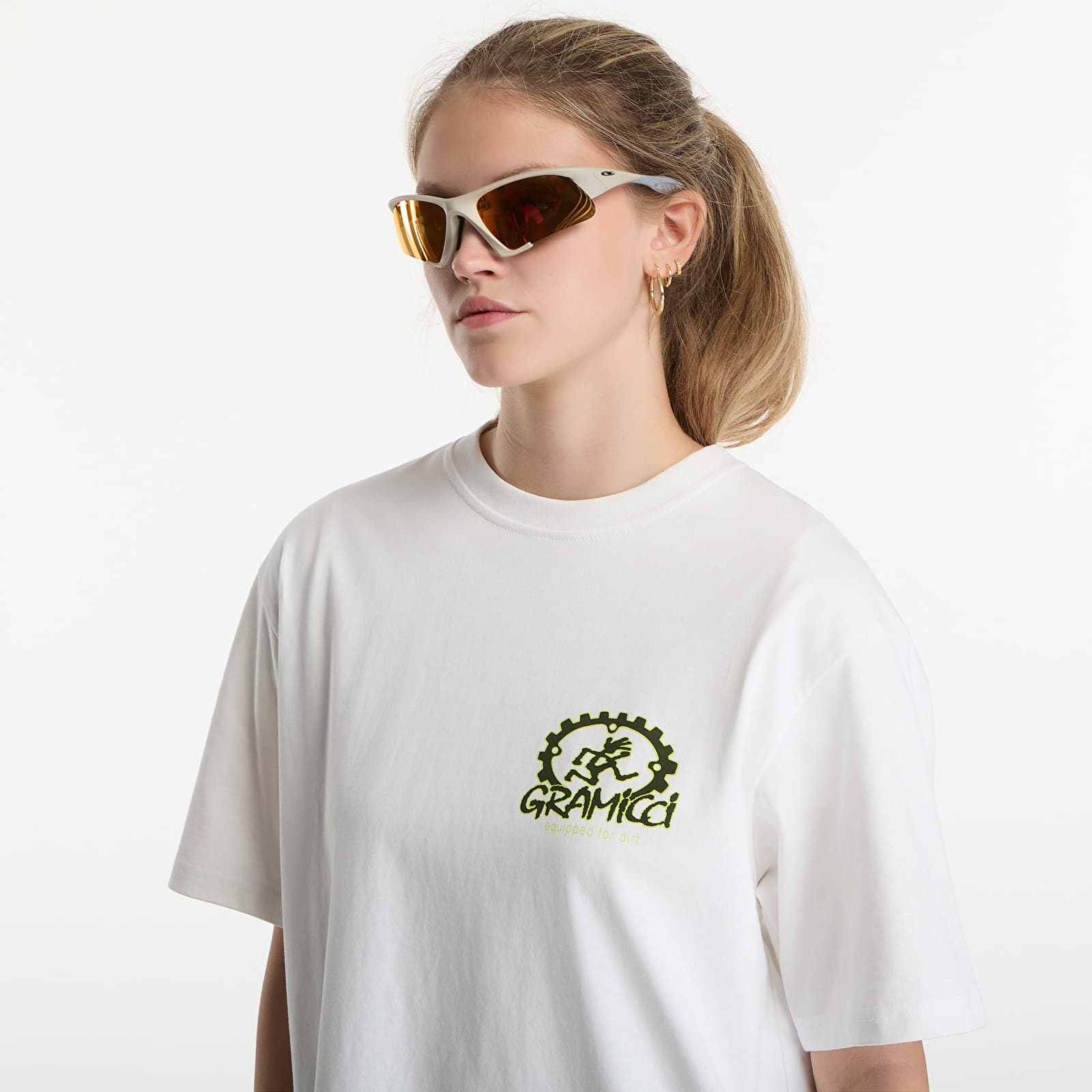 T-shirts Gramicci Equipped For Dirt Tee UNISEX White