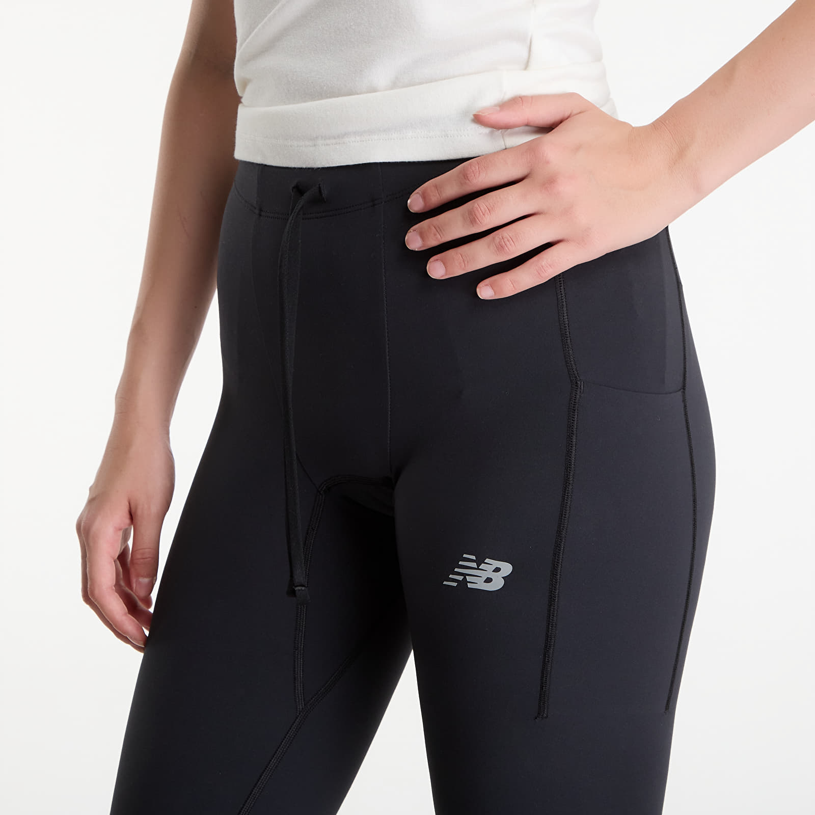 Leggings voor heren New Balance RC Pocket Tight 28” Black Bk