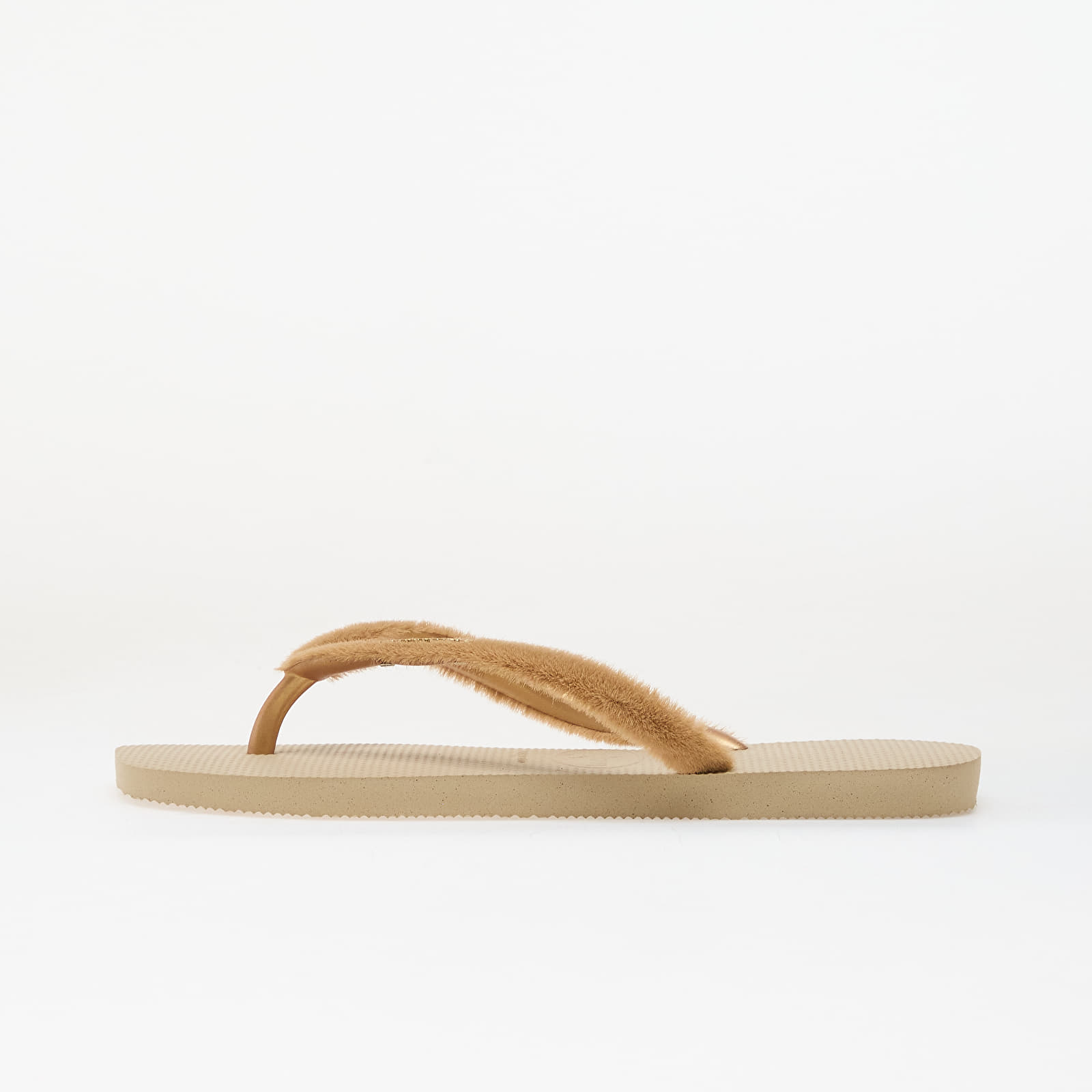 Women's slides Havaianas Slim Square Plush Sand Grey
