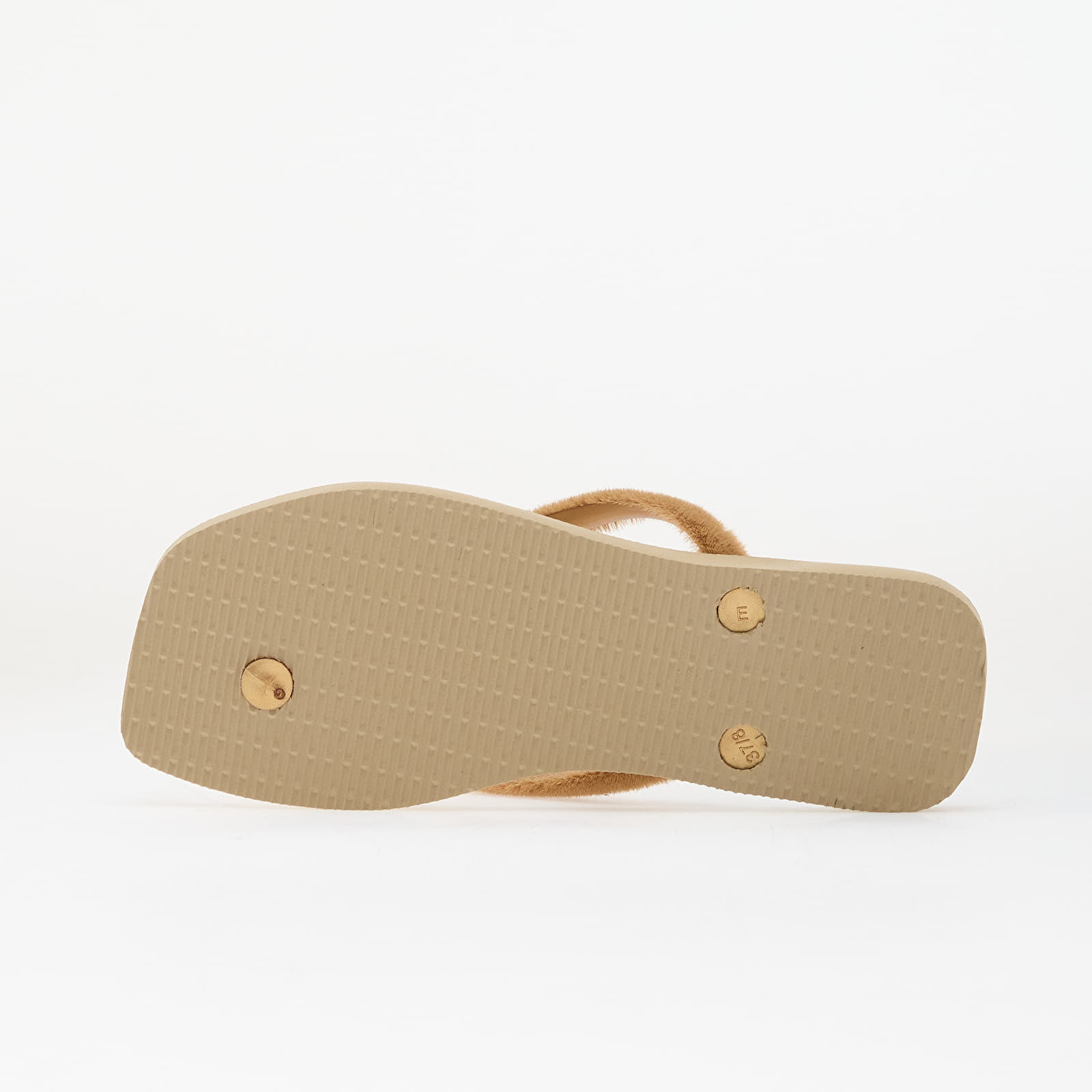 Women's slides Havaianas Slim Square Plush Sand Grey