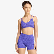 adidas Optime Workout Snake Strappy Light Support Bra Solar Purple/ Pure Purple