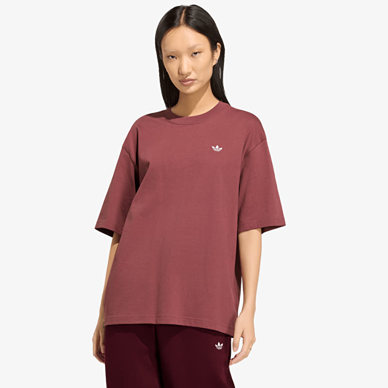T-shirt adidas Essentials Boyfriend T-shirt Quiet Crimson