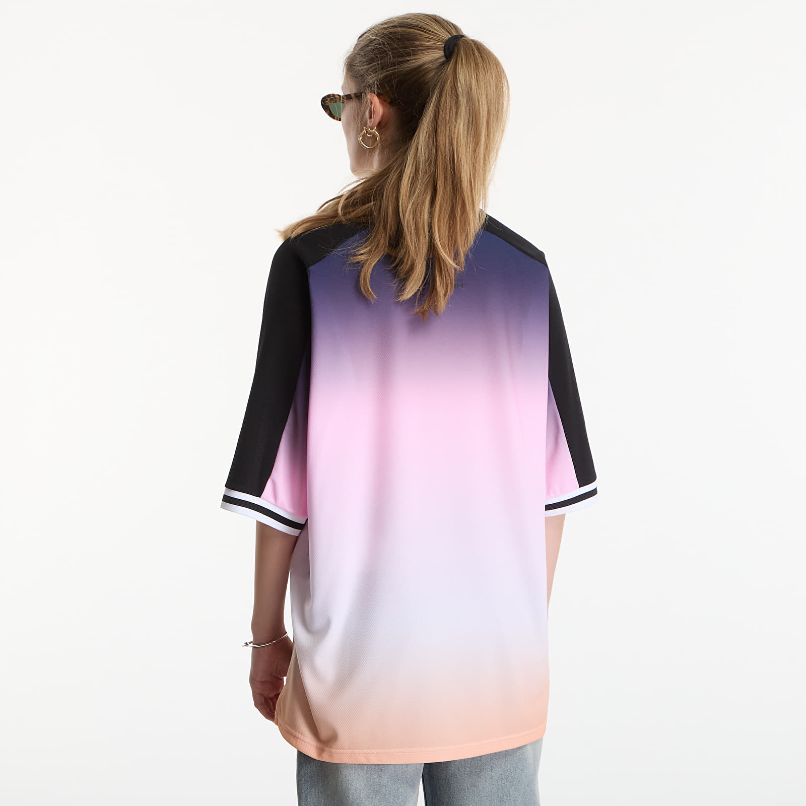 T-shirts Off-White Degradè Soccer Tee UNISEX Bellini Black