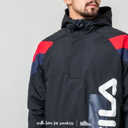 Vestes Fila Tru Faux Lambswool Lined Jacket Black Footshop