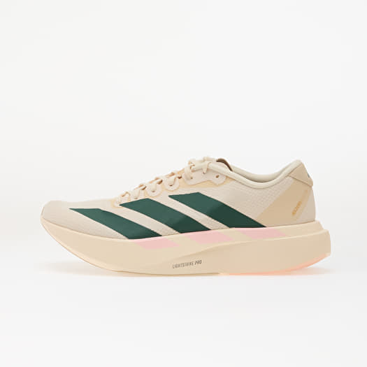 adidas ADIZERO EVO SL Woven LIGHTSTRIKEPRO Running Wonder White/ Collegiate Green/ Clear Pink