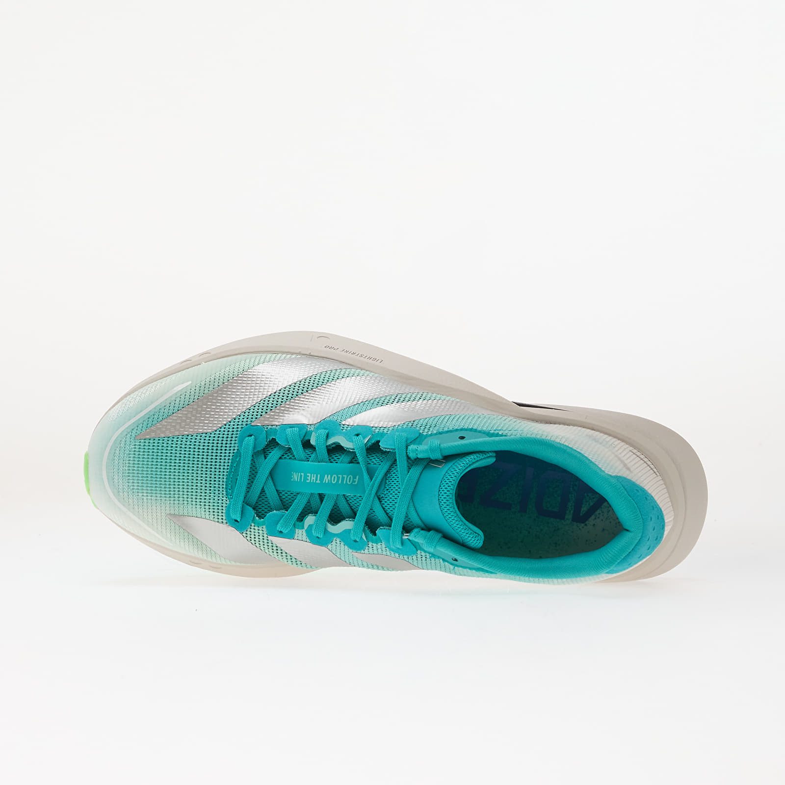 Women's shoes adidas ADIZERO Boston 13 Running Hi-Res Aqua/ Matte Silver/ Grey One