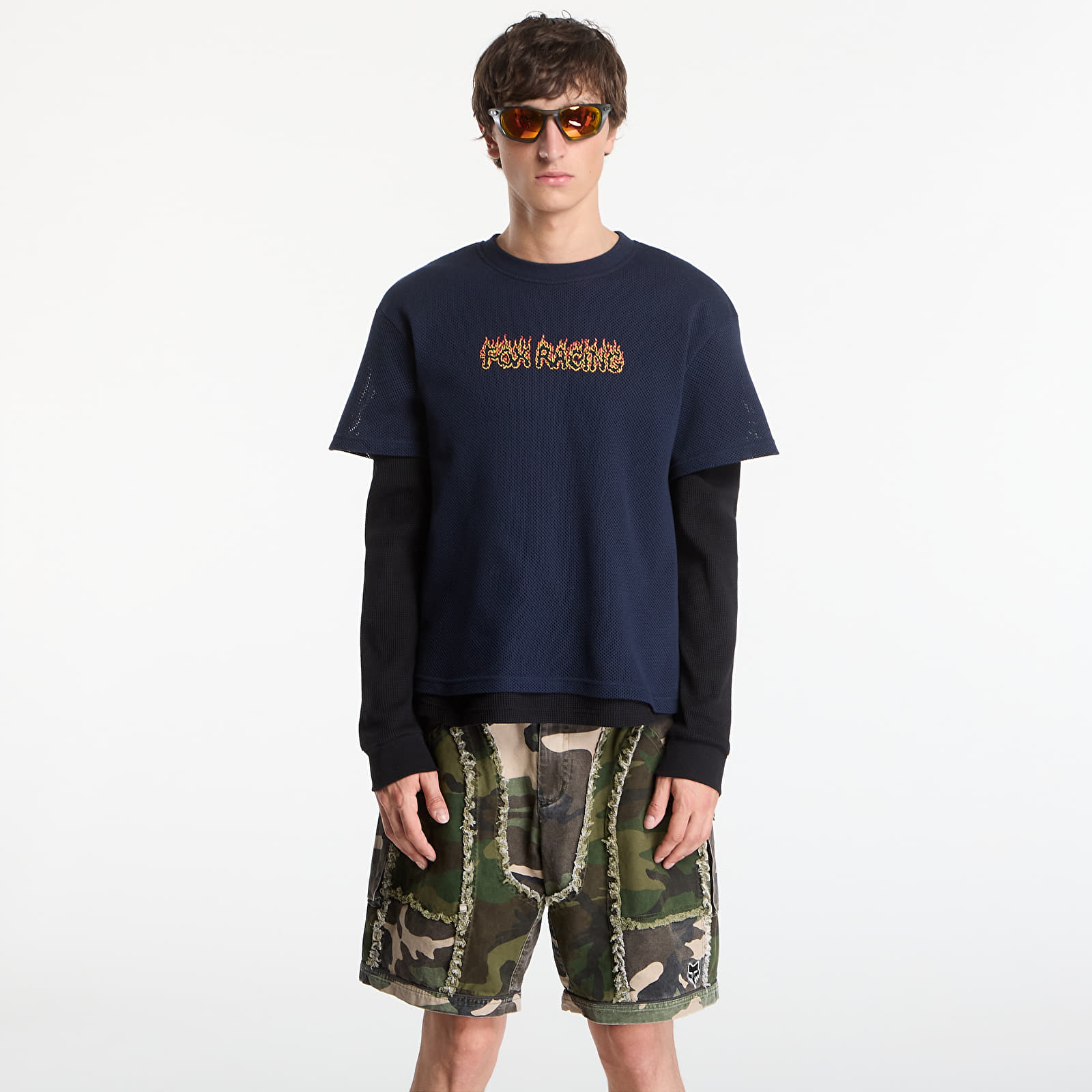 Футболки FOX Double Layer LS Top Navy