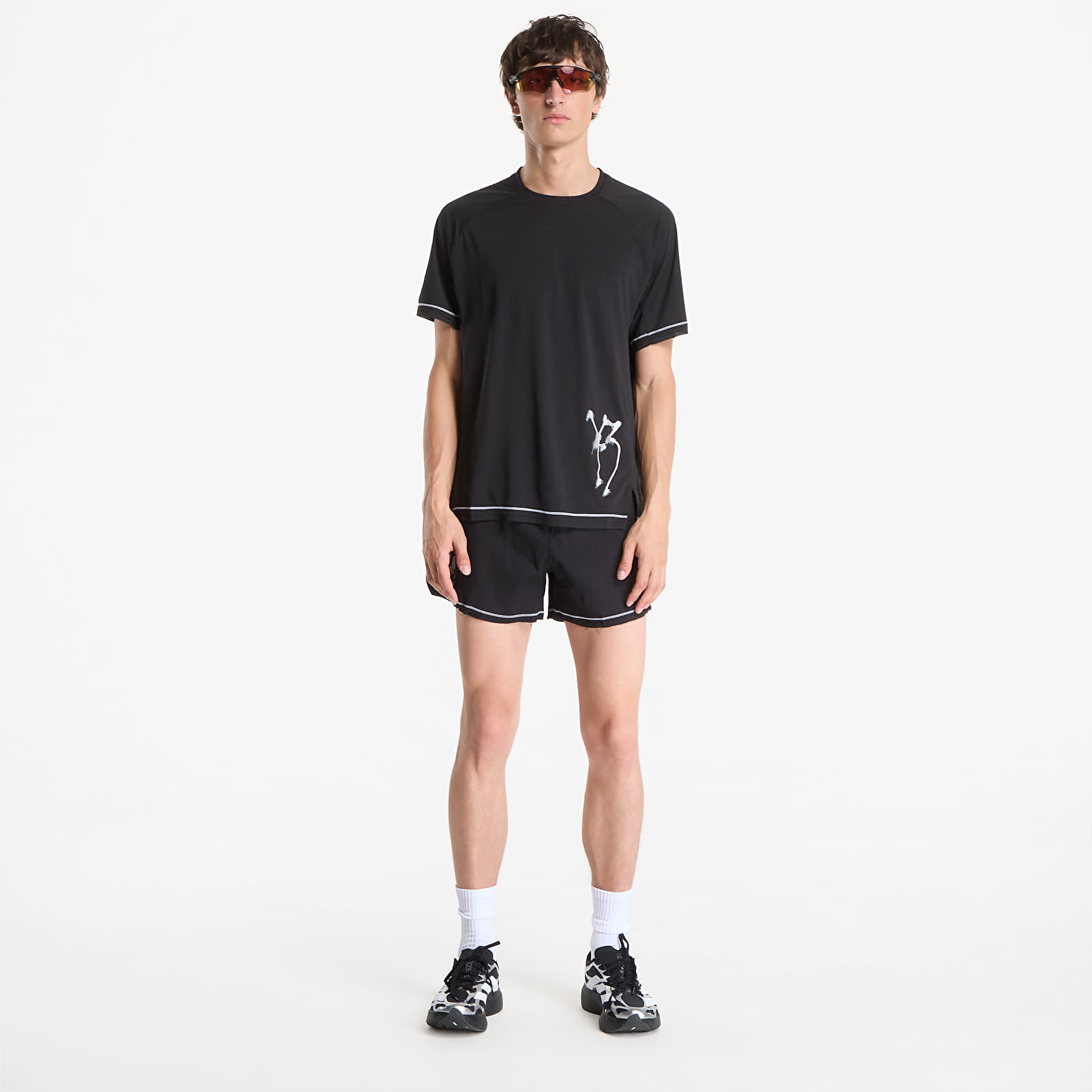 Шорты Y-3 Graphic Running Shorts Black