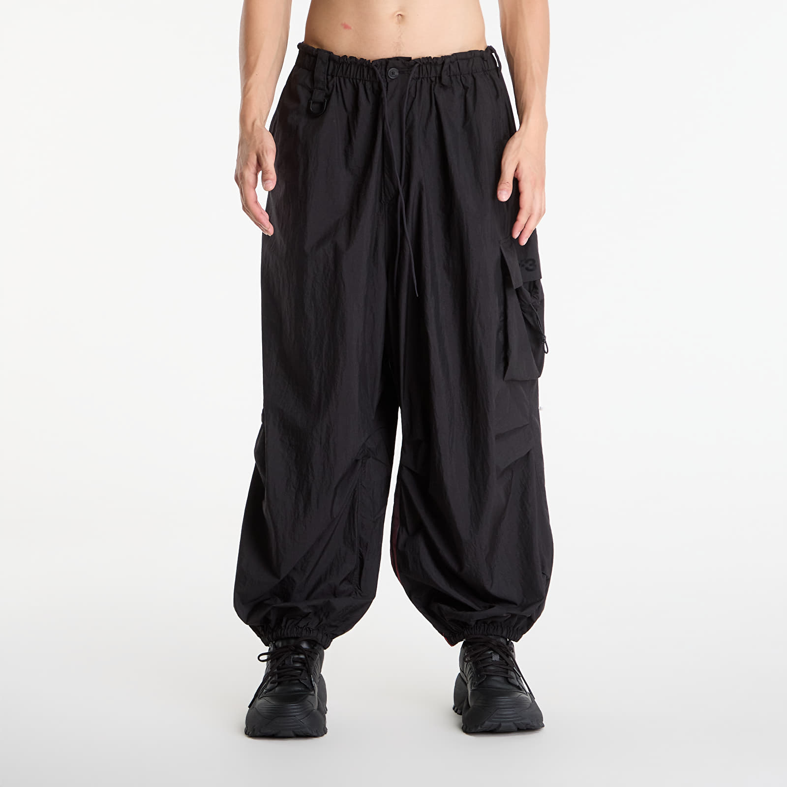 Men's trousers Y-3 Gradient 3 Stripes Nylon Cargo Pants UNISEX Black