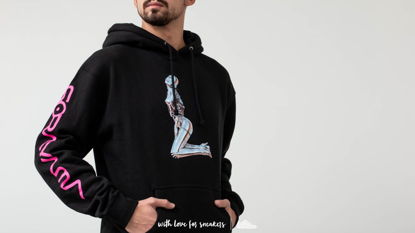 Hoodies and sweatshirts HUF x Sorayama Pullover Hoodie Black Footshop