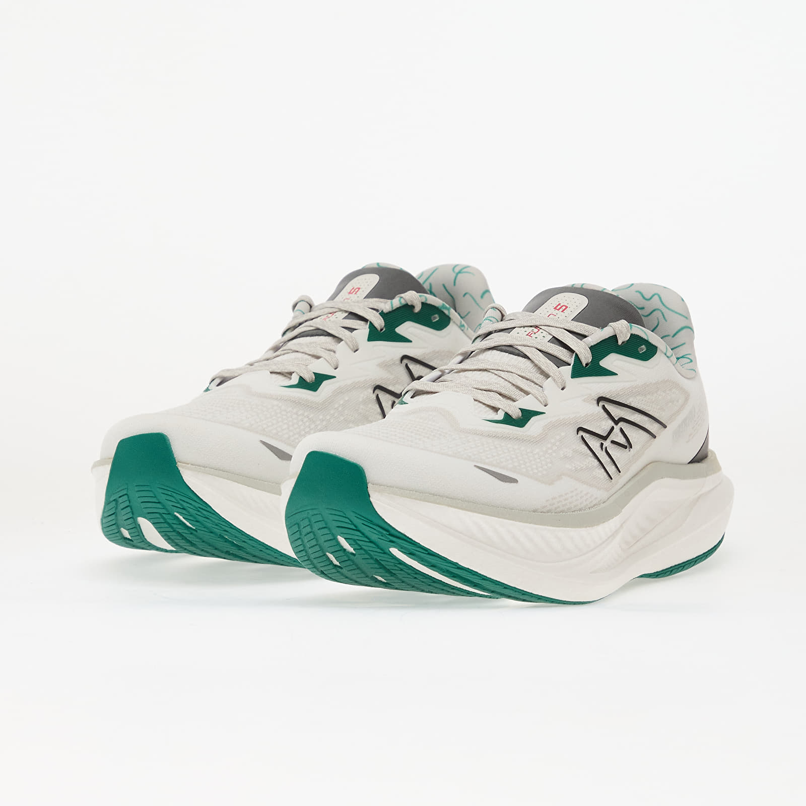 Women's shoes Karhu Fusion 5.0 Wms Blanc De Blanc/ Ultramarine Green