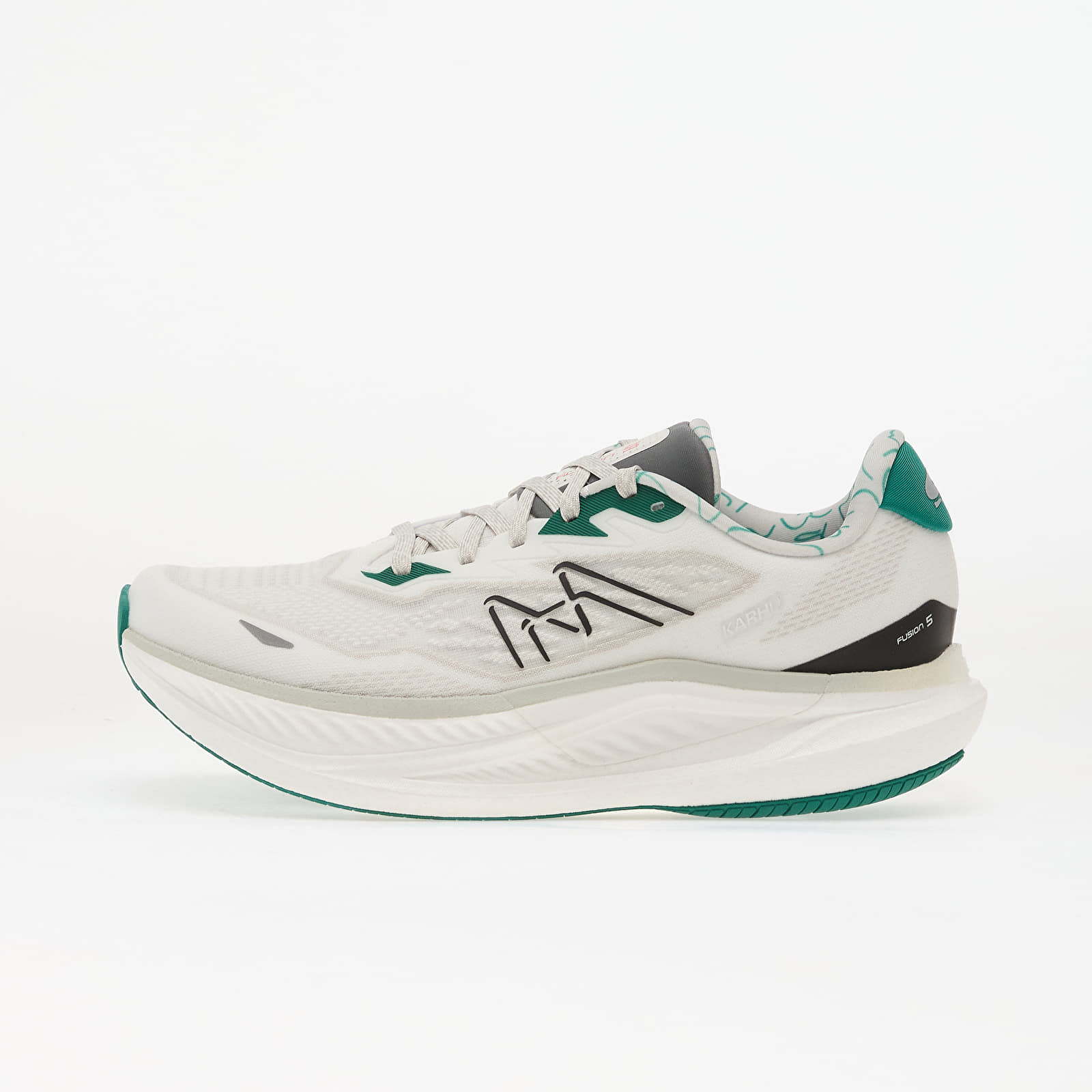 Herenschoenen Karhu Fusion 5.0 Men Blanc De Blanc/ Ultramarine Green