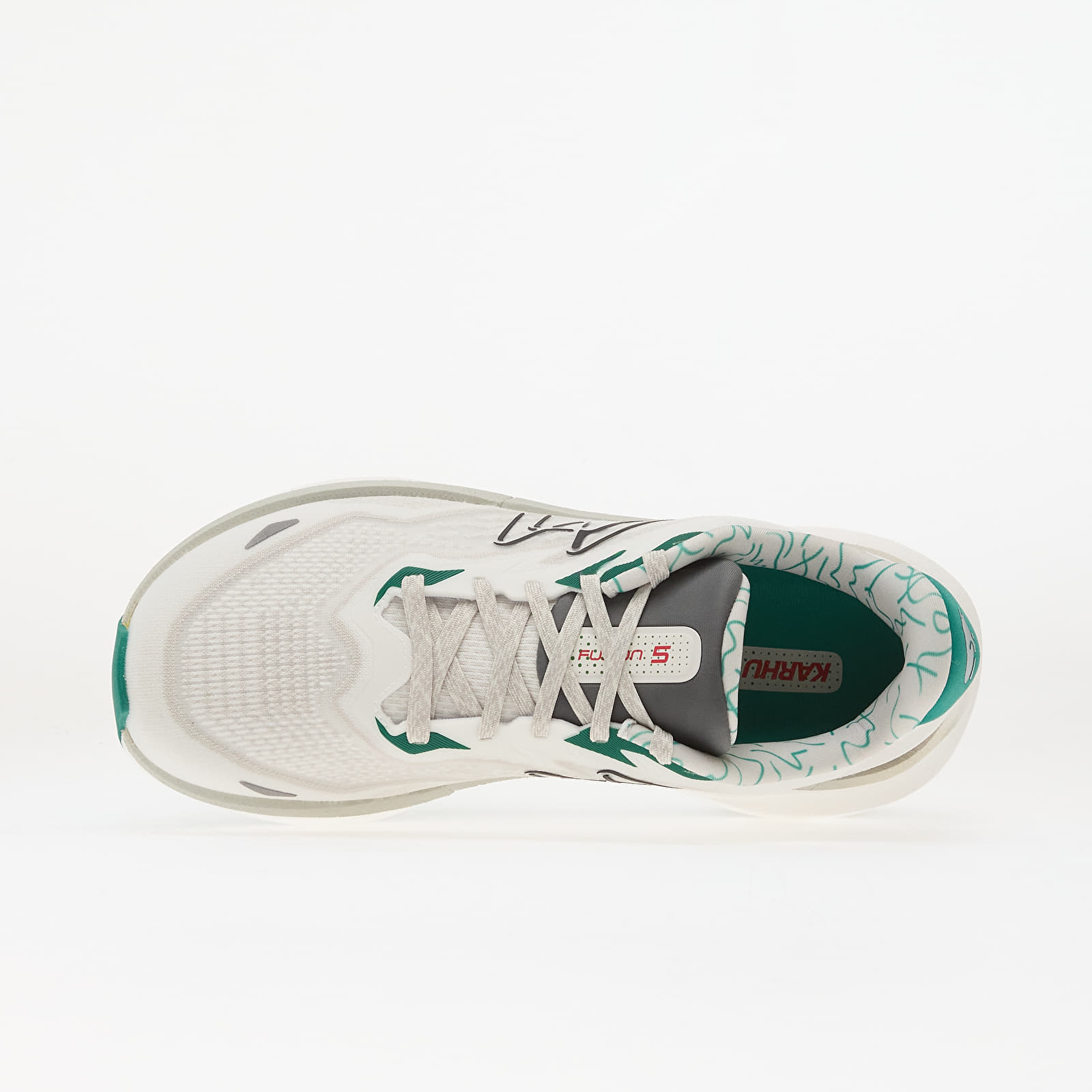 Herenschoenen Karhu Fusion 5.0 Men Blanc De Blanc/ Ultramarine Green