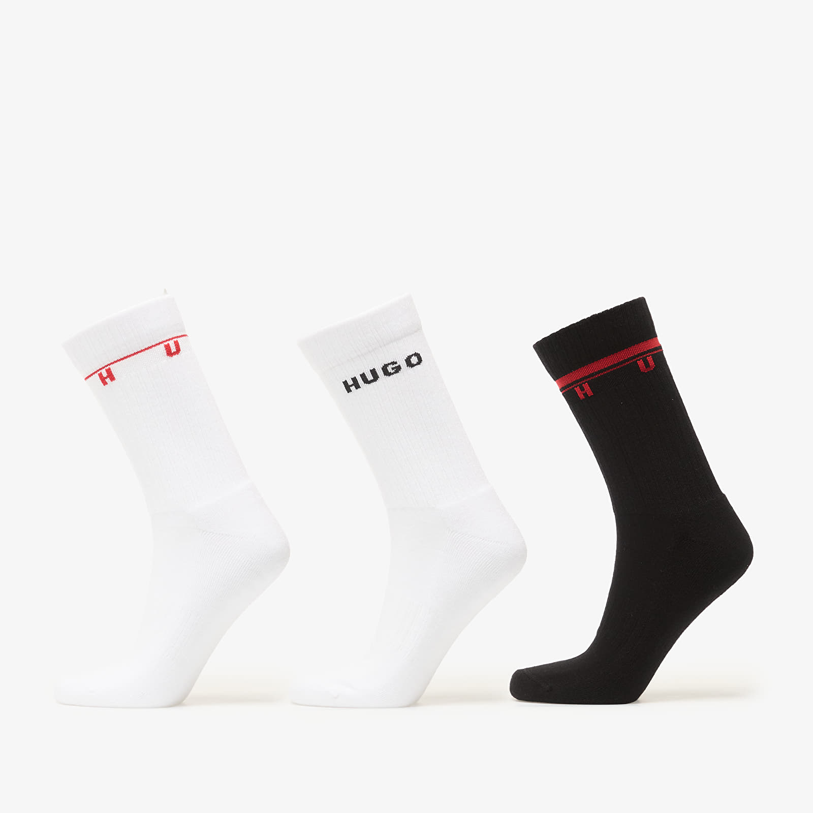 Socks Hugo Boss 3 Pack Quarter Socks Rib Spaced Multicolor