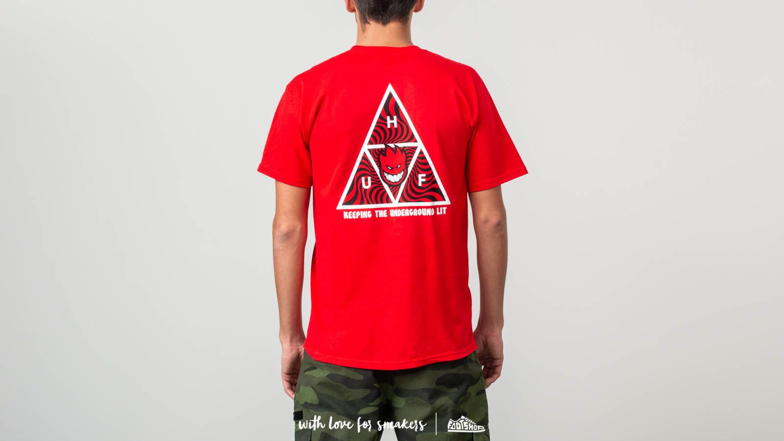 Huf x sales spitfire t shirt
