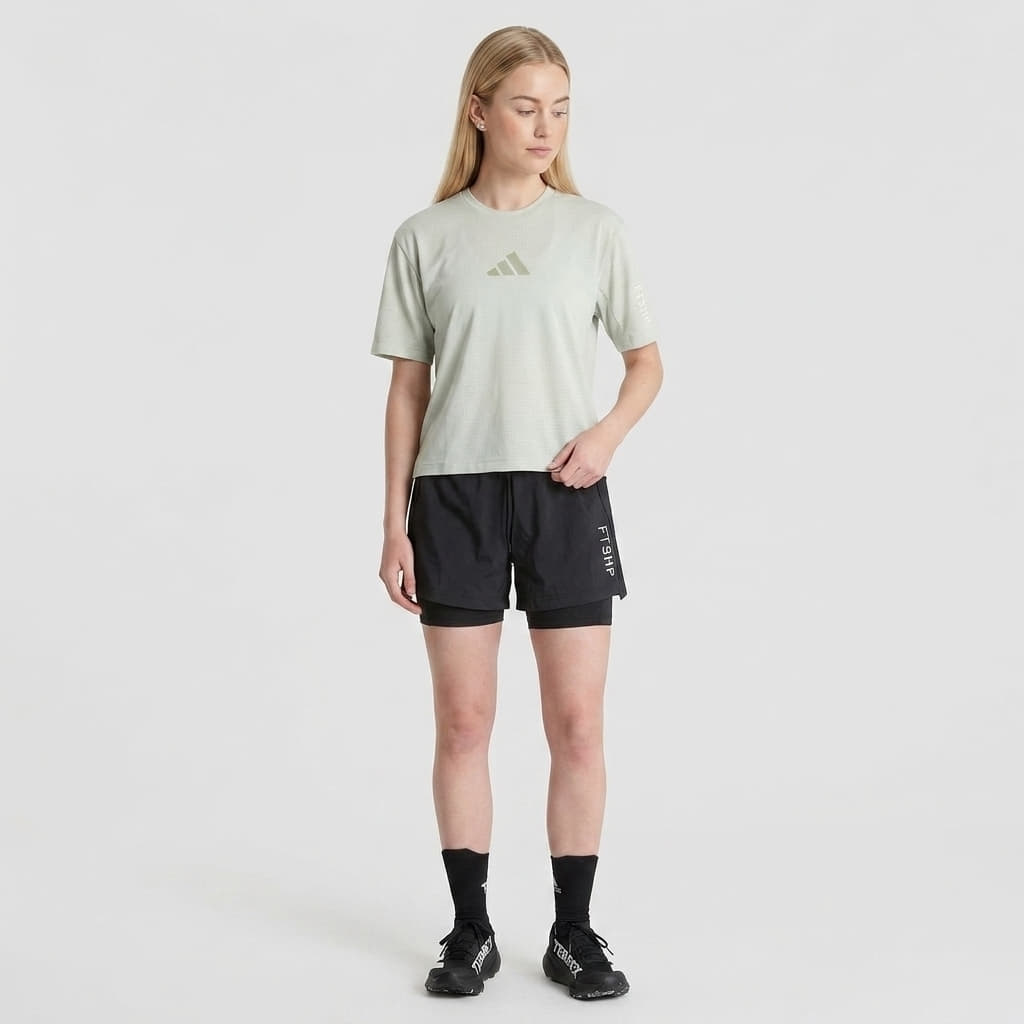 T-shirts FTSHP x adidas Terrex STARGAZER Women T-shirt Green