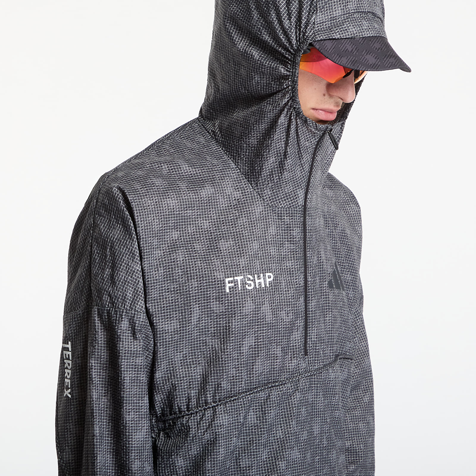 Muške jakne FTSHP x adidas Terrex STARGAZER Windbreaker UNISEX Black
