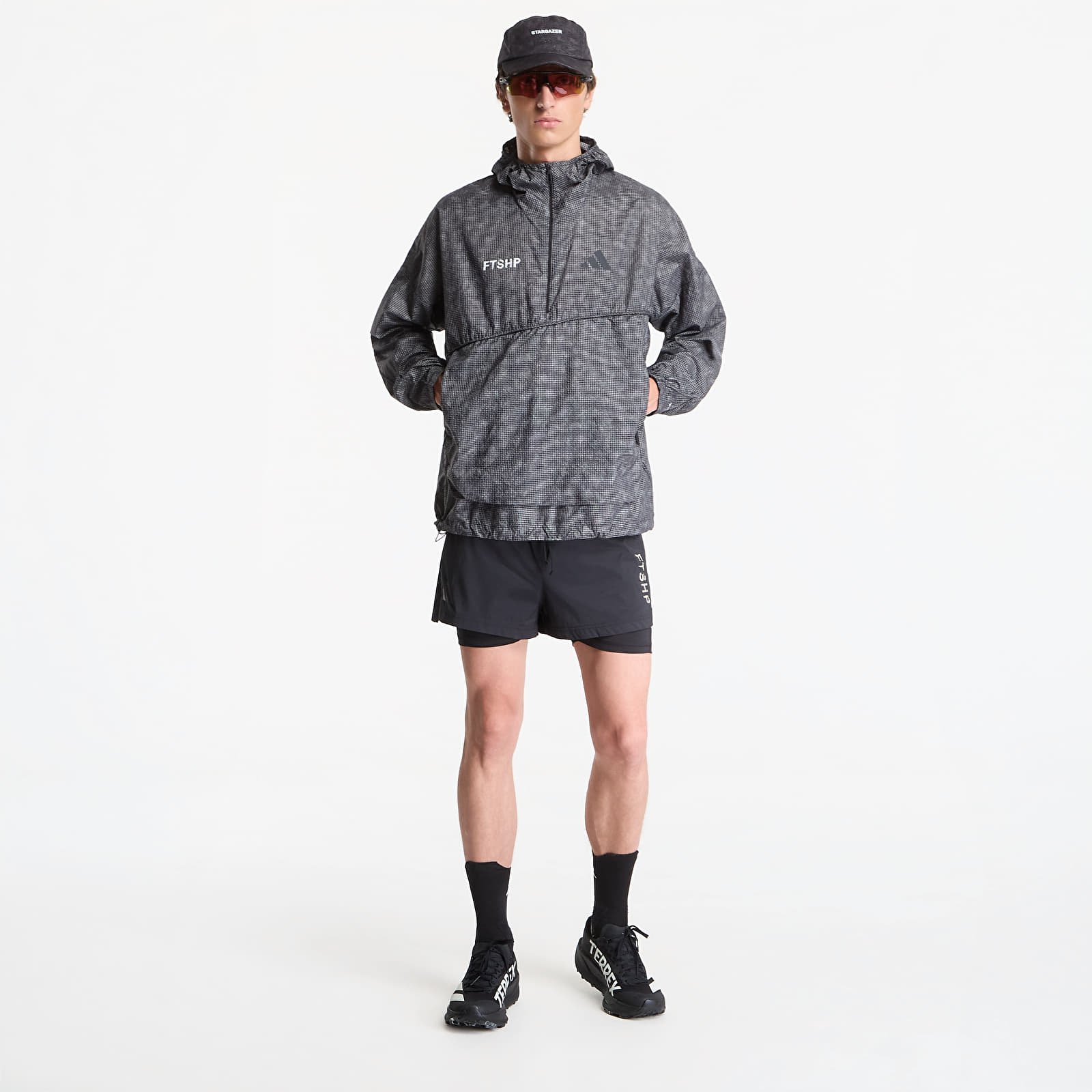 Muške jakne FTSHP x adidas Terrex STARGAZER Windbreaker UNISEX Black