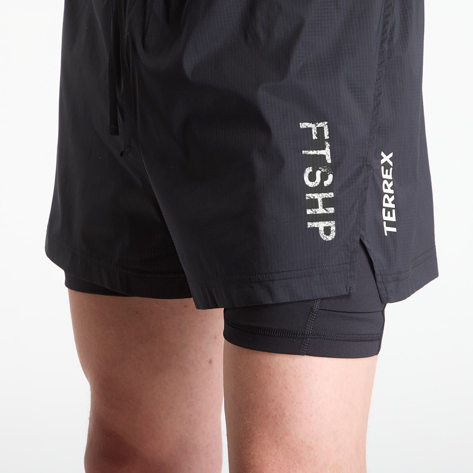 Korte broeken FTSHP x adidas Terrex STARGAZER Men Shorts 2IN1 Black