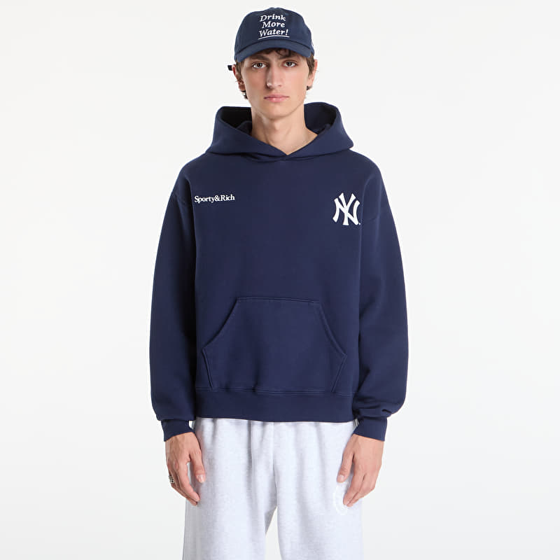 Mikina Sporty & Rich Yankees Curve Hoodie UNISEX Dark Navy
