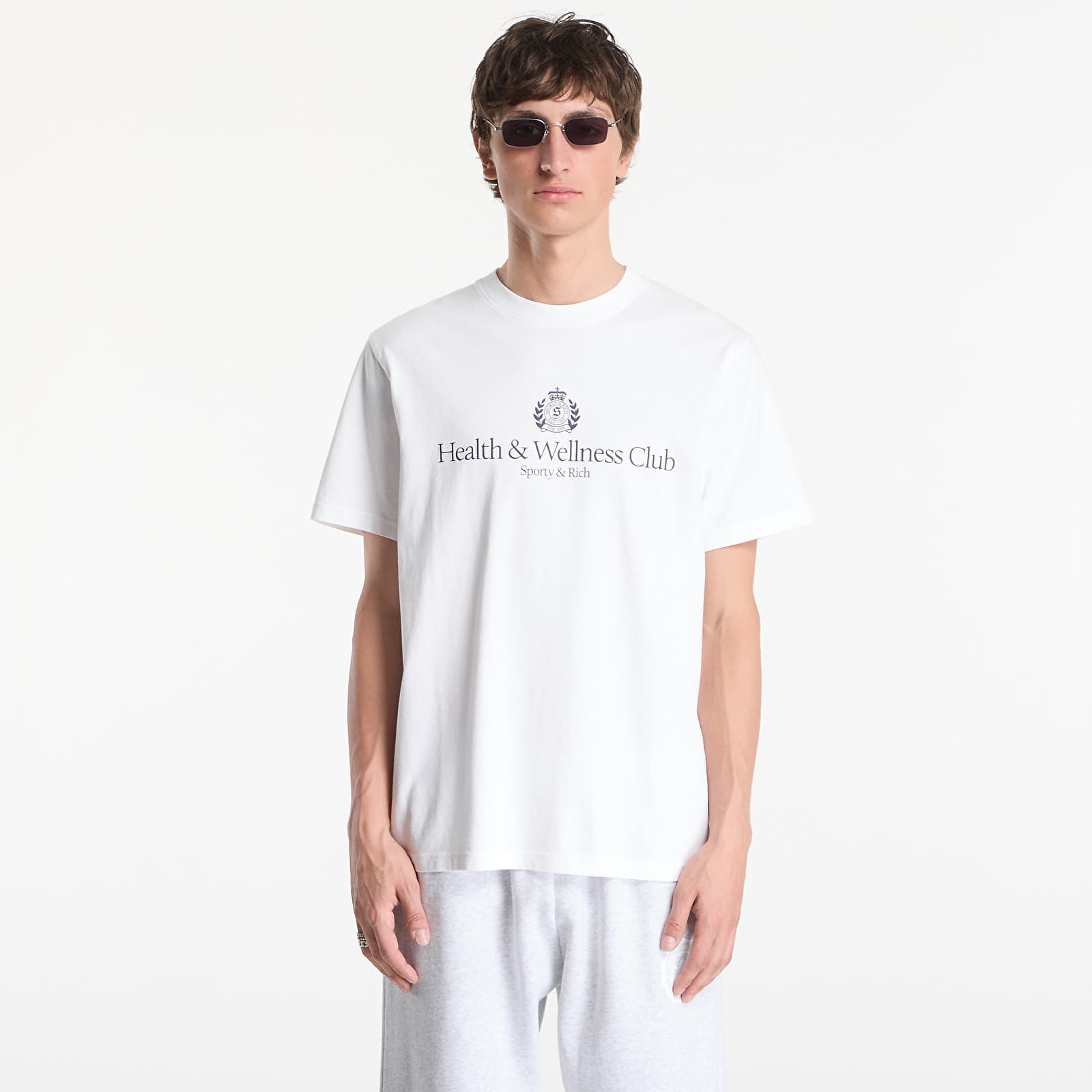 T-shirts  Sporty & Rich H&W Crest Tshirt UNISEX White