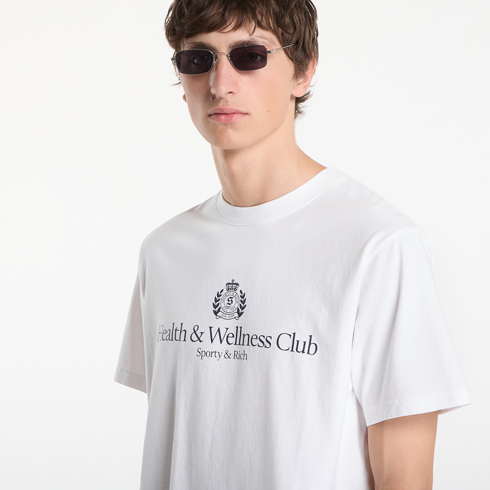 T-shirts  Sporty & Rich H&W Crest Tshirt UNISEX White